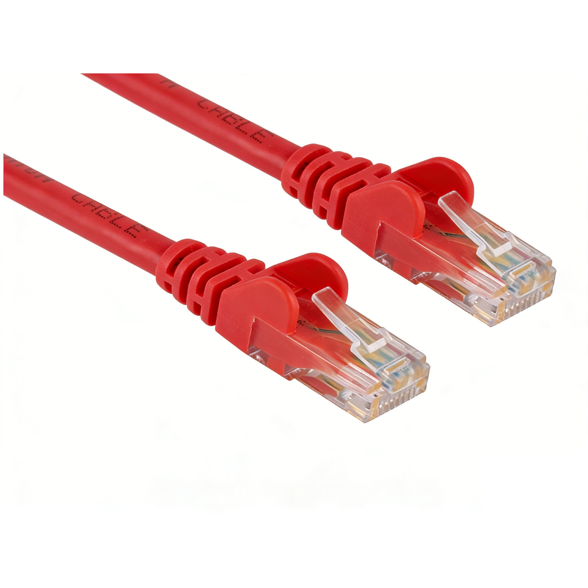 0.5M CAT6 Patch Lead RJ45 Red - image 1 of 2