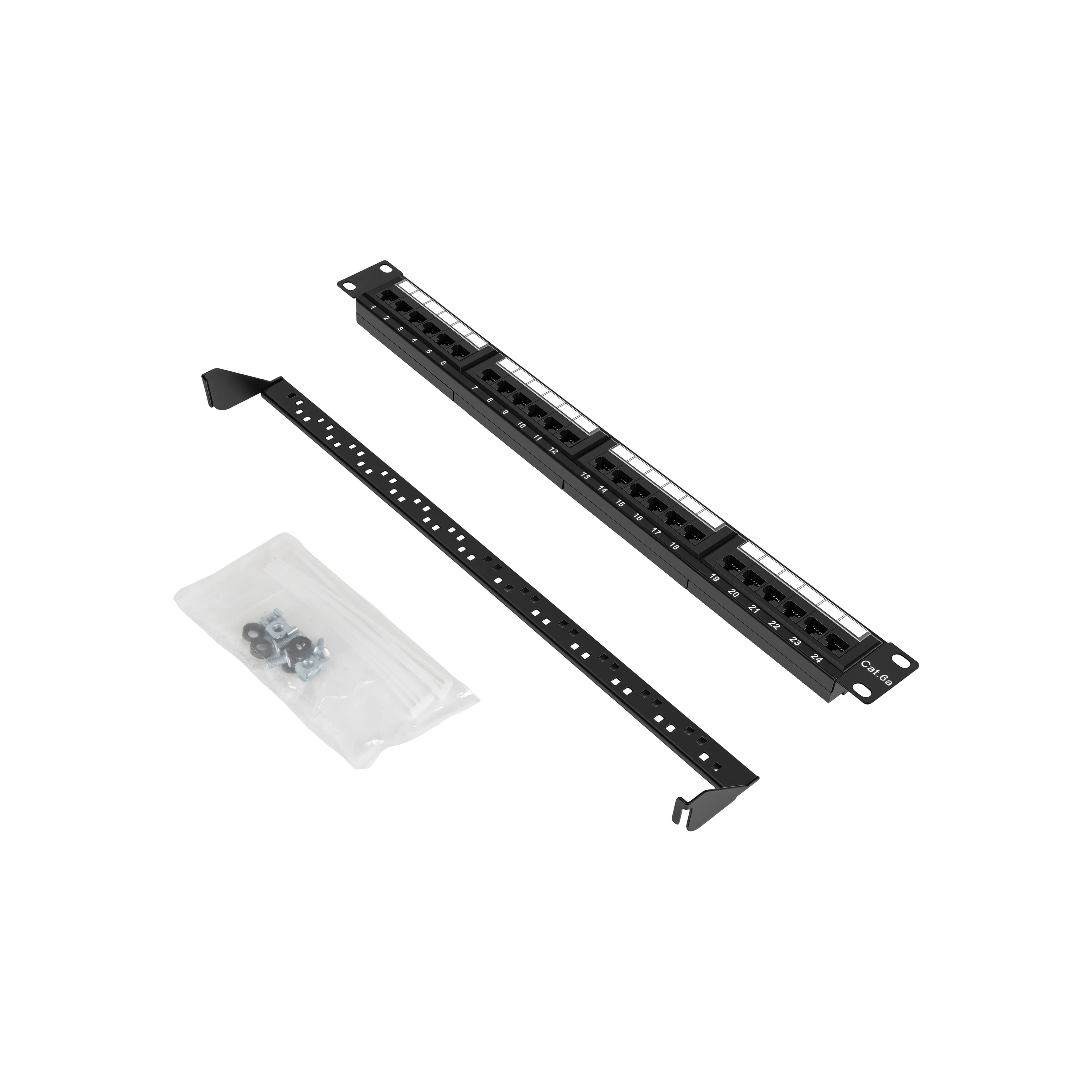 CAT6 24 Port Patch Panel UTP 1RU 110 Type