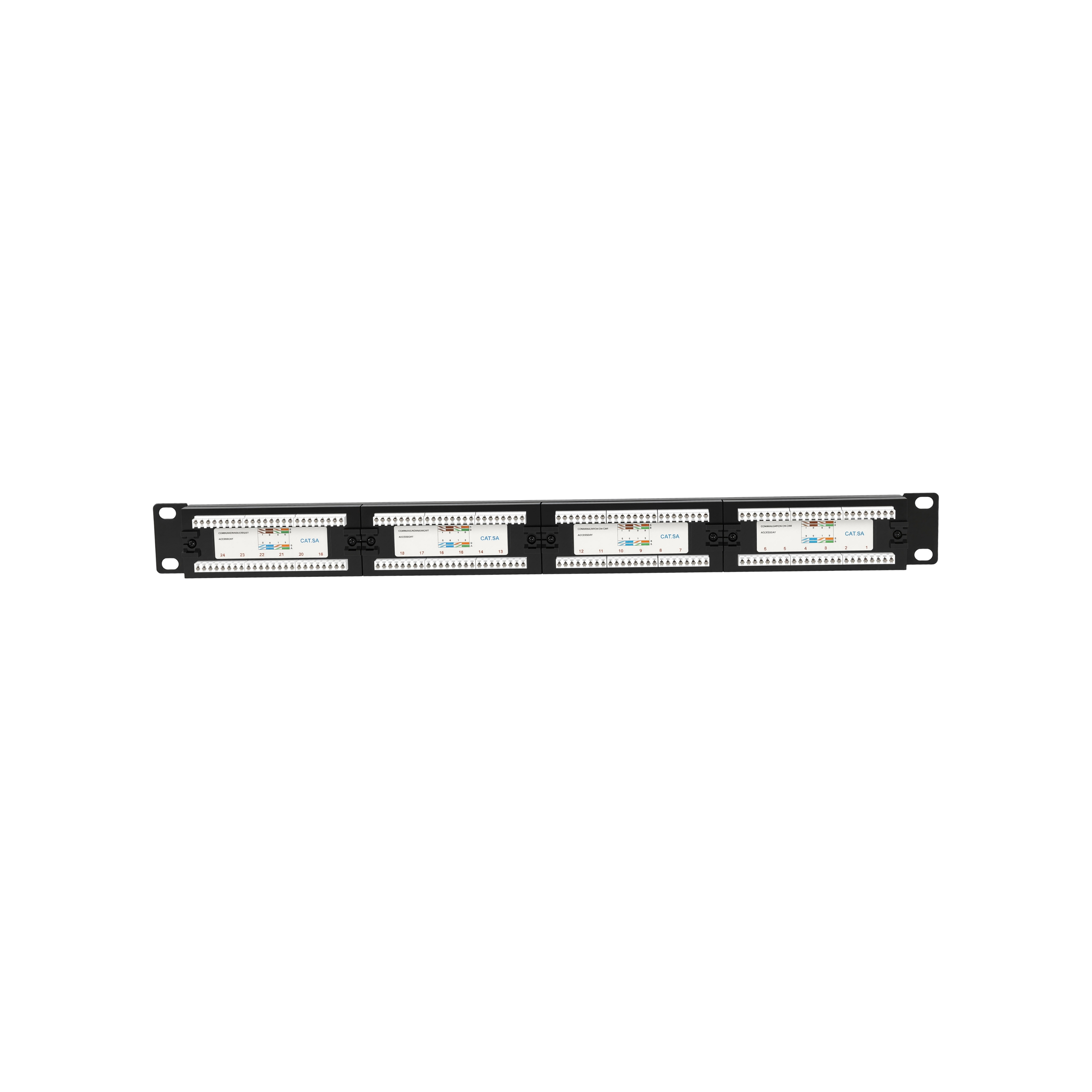 CAT6 24 Port Patch Panel UTP 1RU 110 Type
