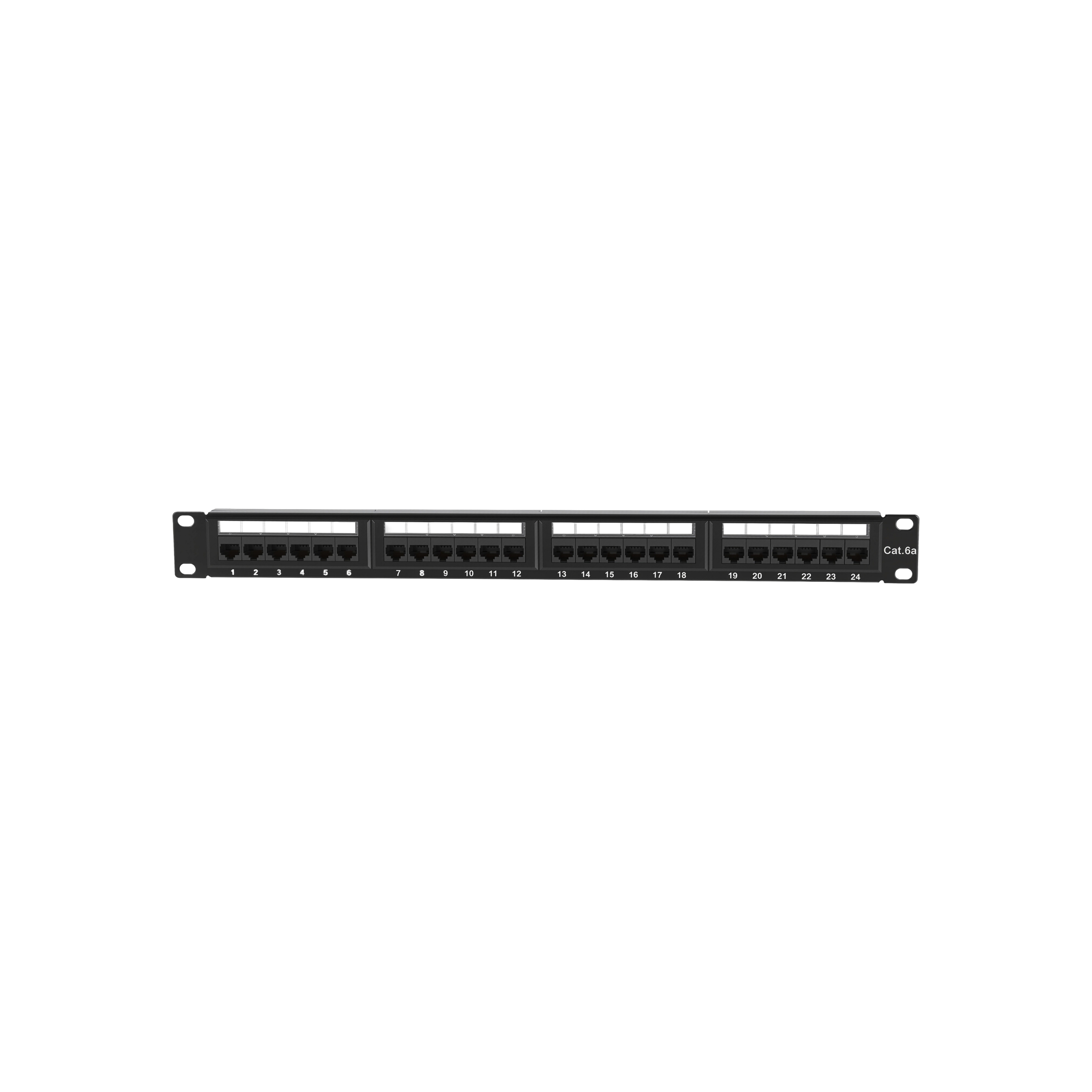 CAT6A 24 Port Patch Panel UTP 1RU 110 Type