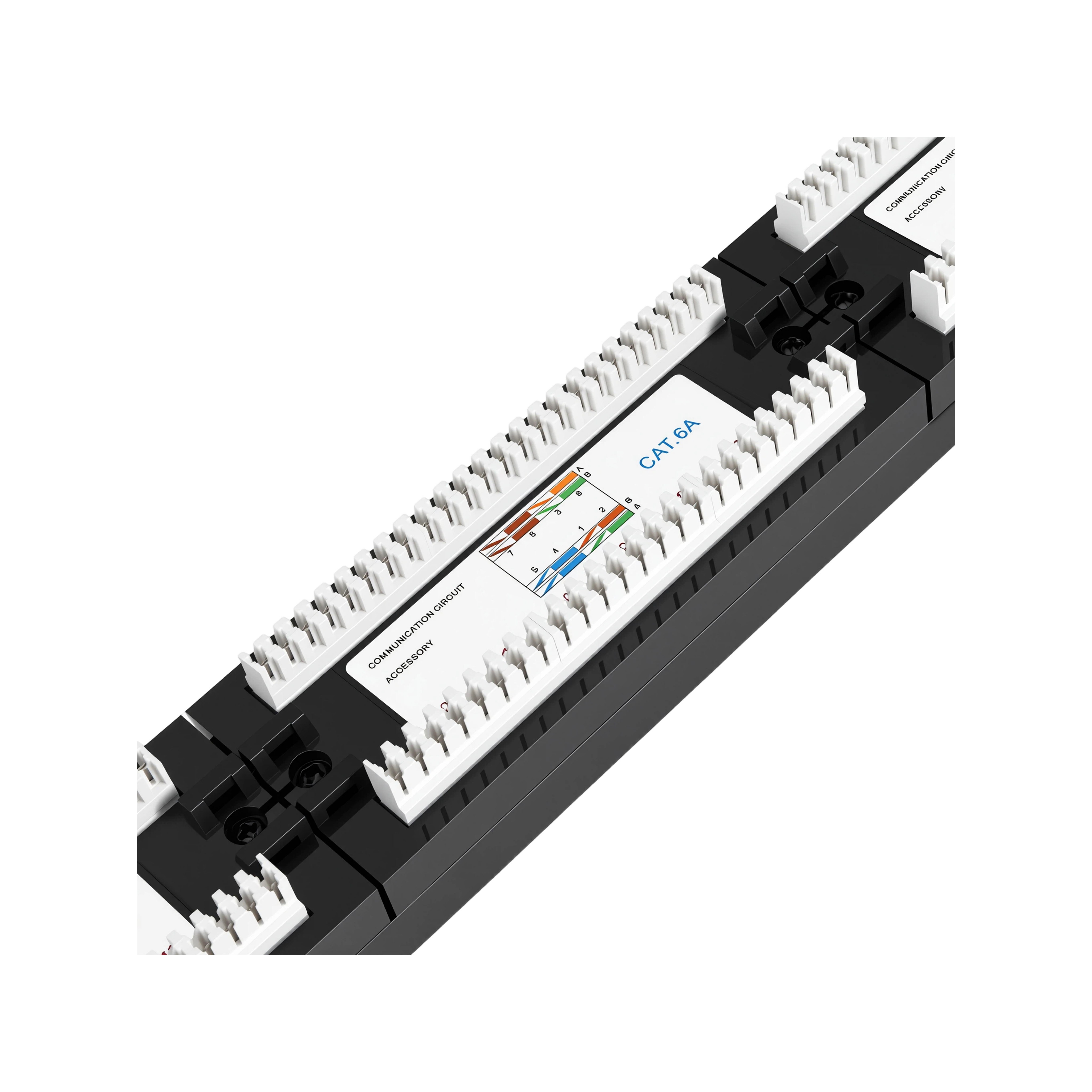 CAT6A 24 Port Patch Panel UTP 1RU 110 Type