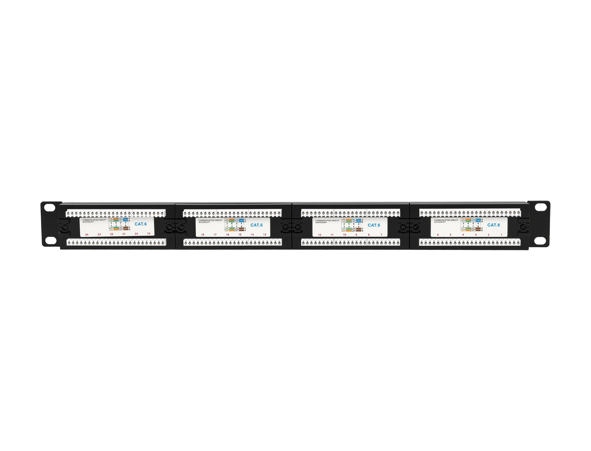 CAT6 24 Port Patch Panel UTP 1RU 110 Type - image 8 of 11