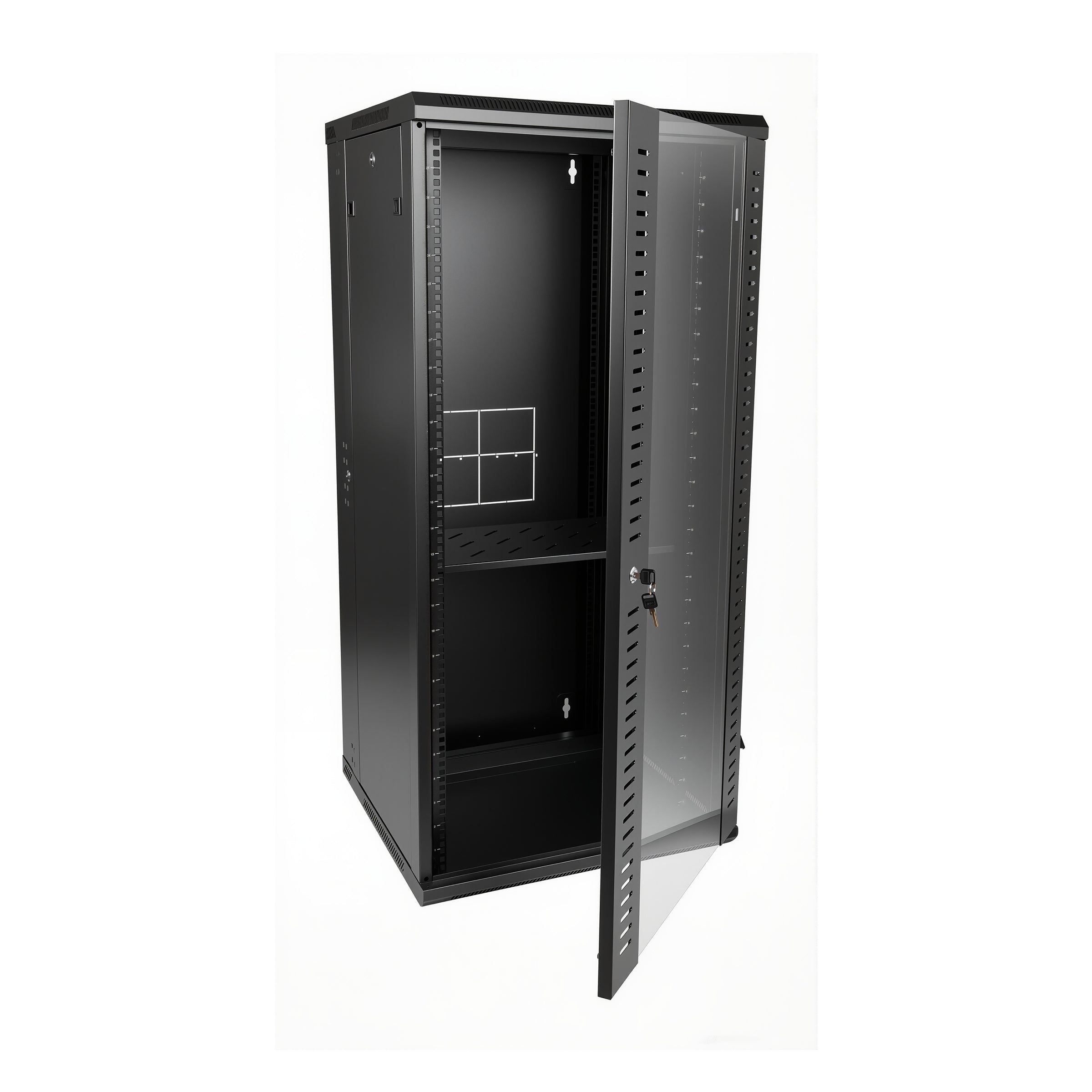 27RU Swing Wall Mount Rack Cabinet 600D 1300H 600W