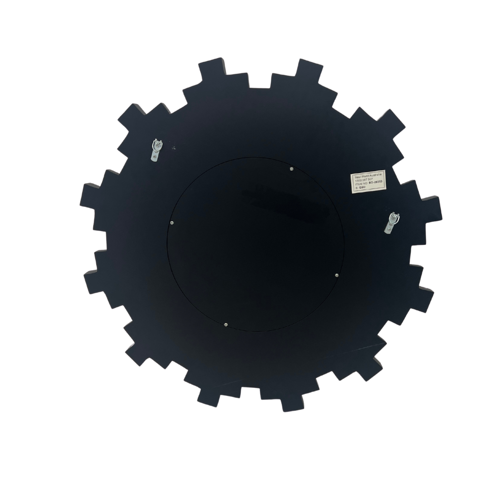 Besty Frameless Sunburst Wall Mirror 80cm Minimalist Beveled Design