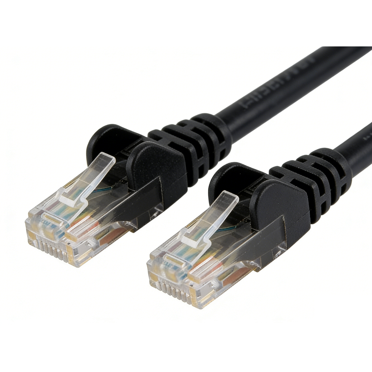 1.0M CAT6 Patch Lead RJ45 Black - image 2 of 3