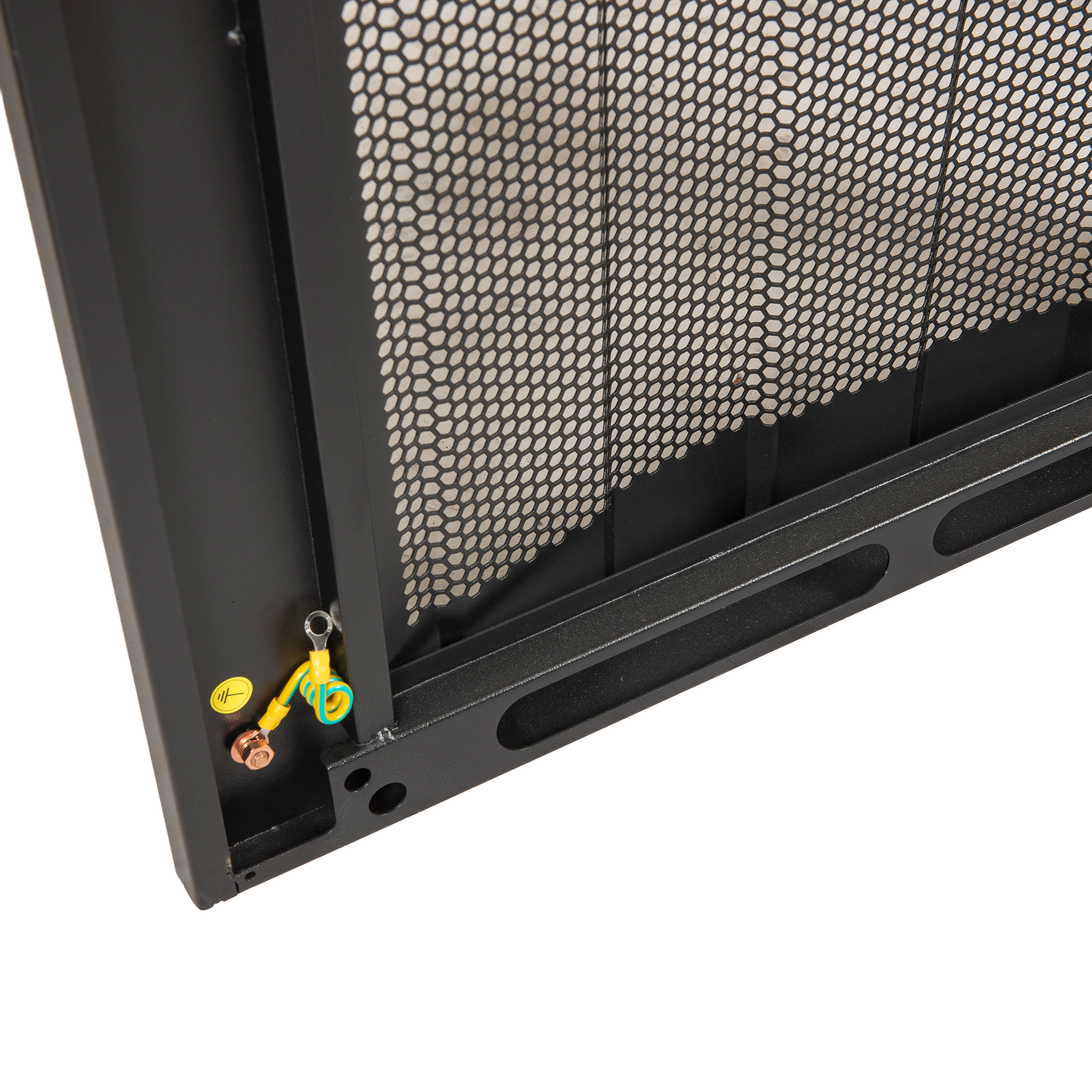 Curved Mesh Door for 27RU 600W Cabinet - BW Only