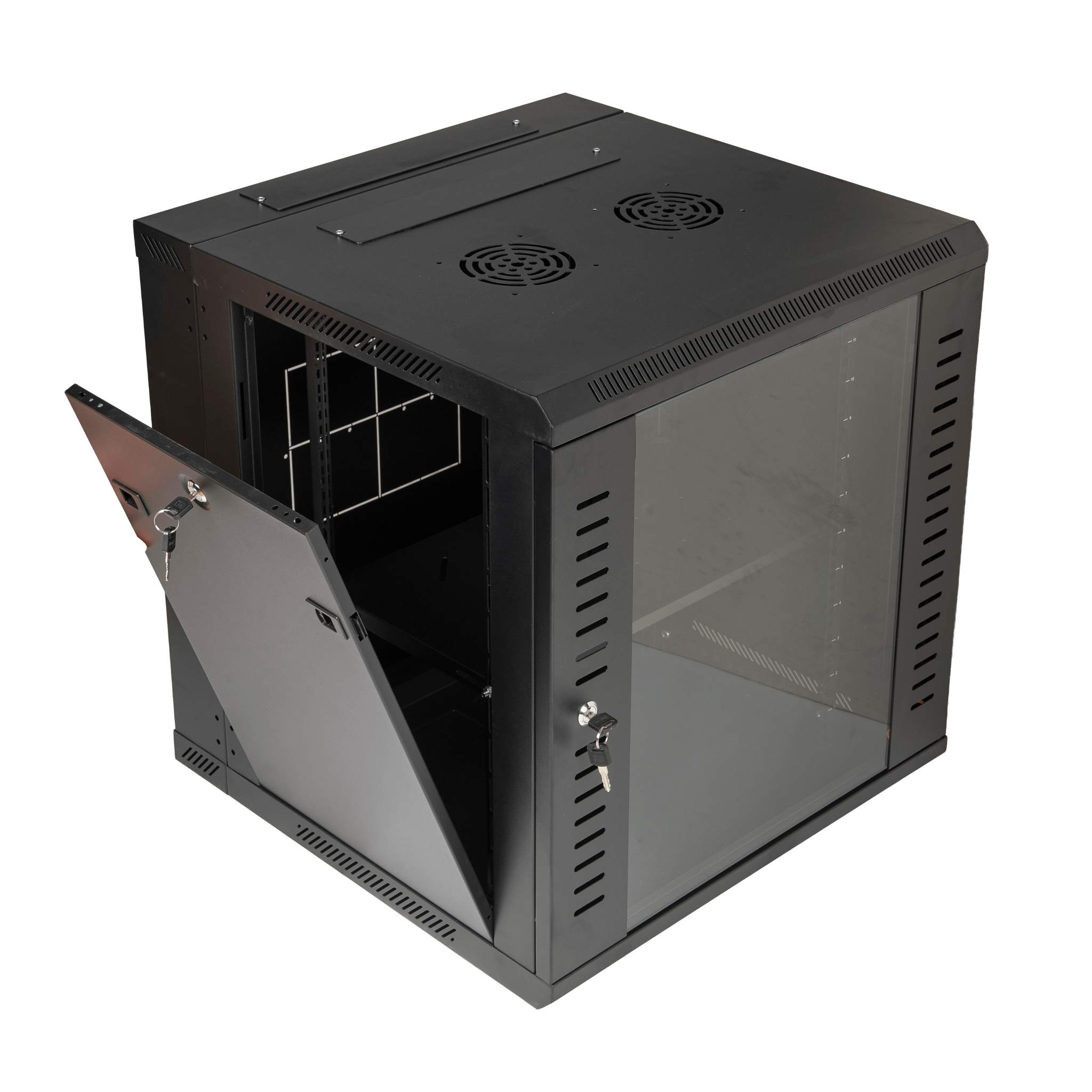 12RU Swing Wall Mount Rack Cabinet 600D 635H 600W