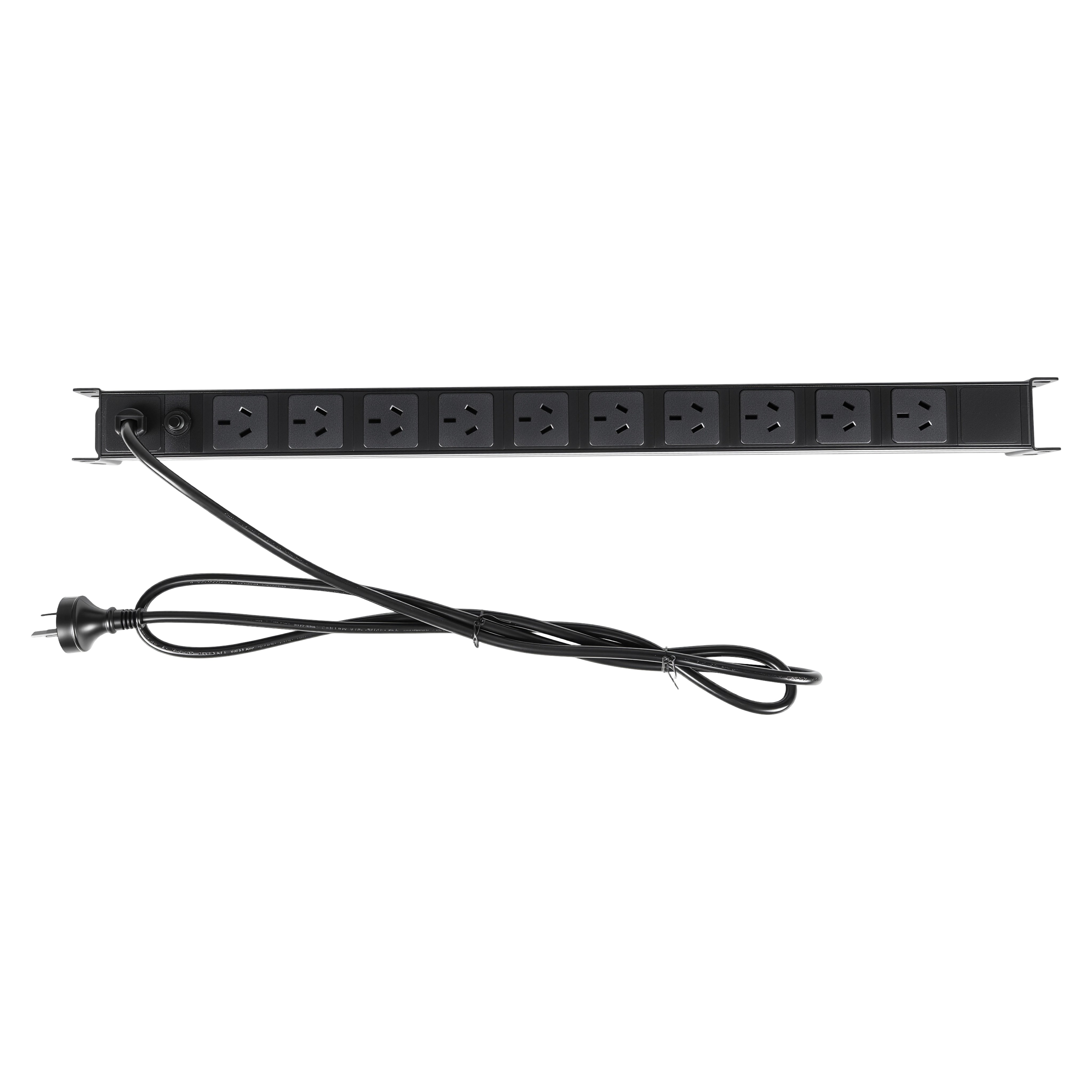 10 Way PDU Power Rail 10A Rack Vertical Mount