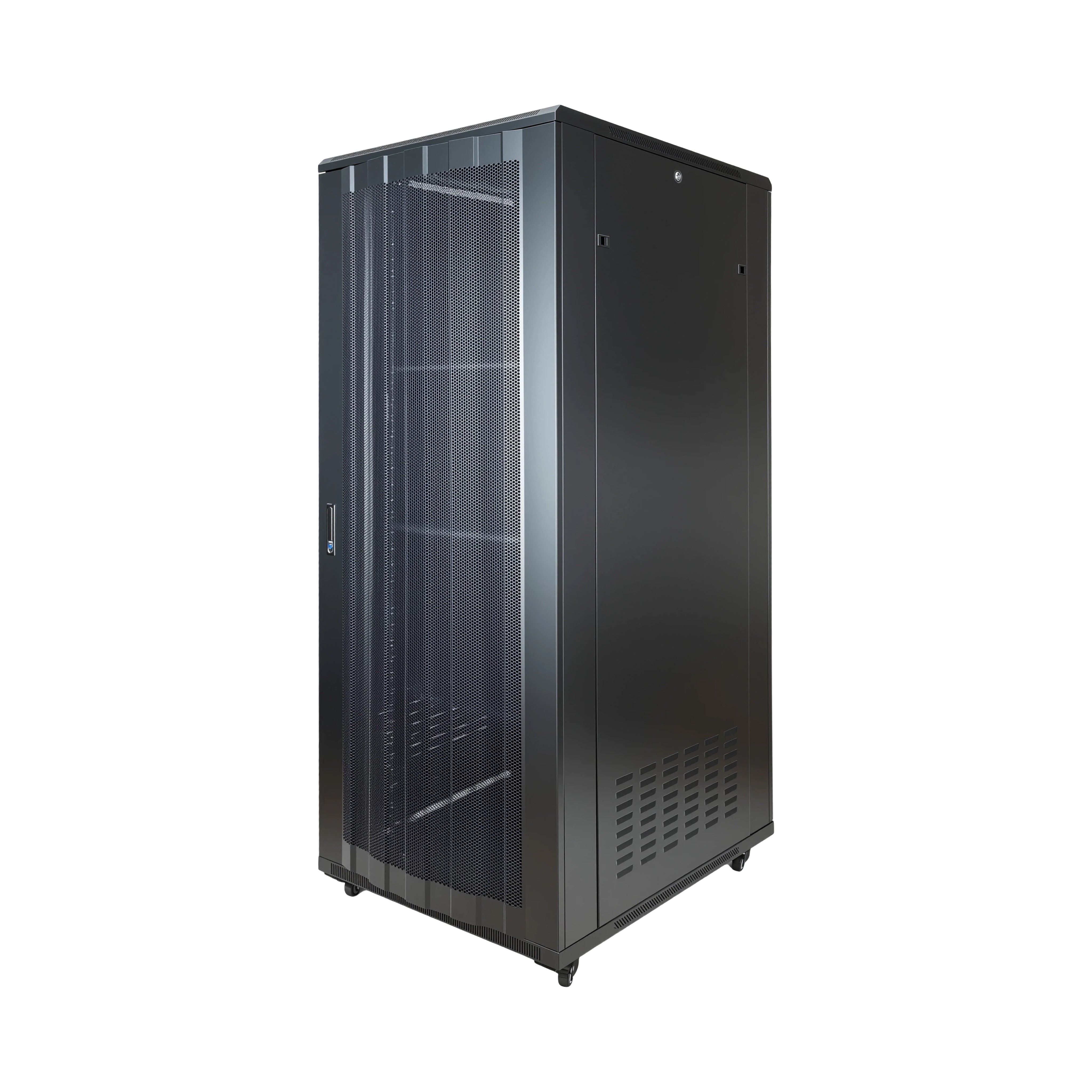 Curved 42RU Floor Standing Rack Cabinet 800W 800D 990H