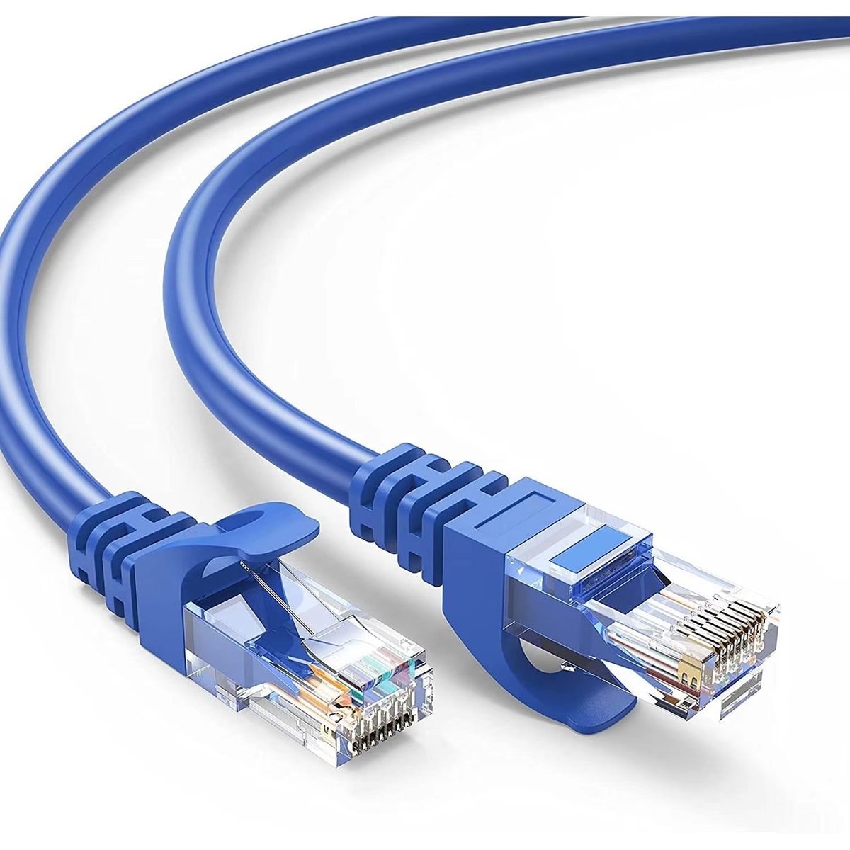 2.0M CAT6A Patch Lead RJ45 Blue