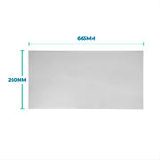 Metal Shelf Inserts 1.5M x 0.3M pack of 8 for 40x80 post