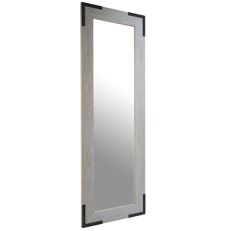 Spiegel Modern Full Height Mirror 173cm x 61cm Silver Grey Wall Mount Rectangular