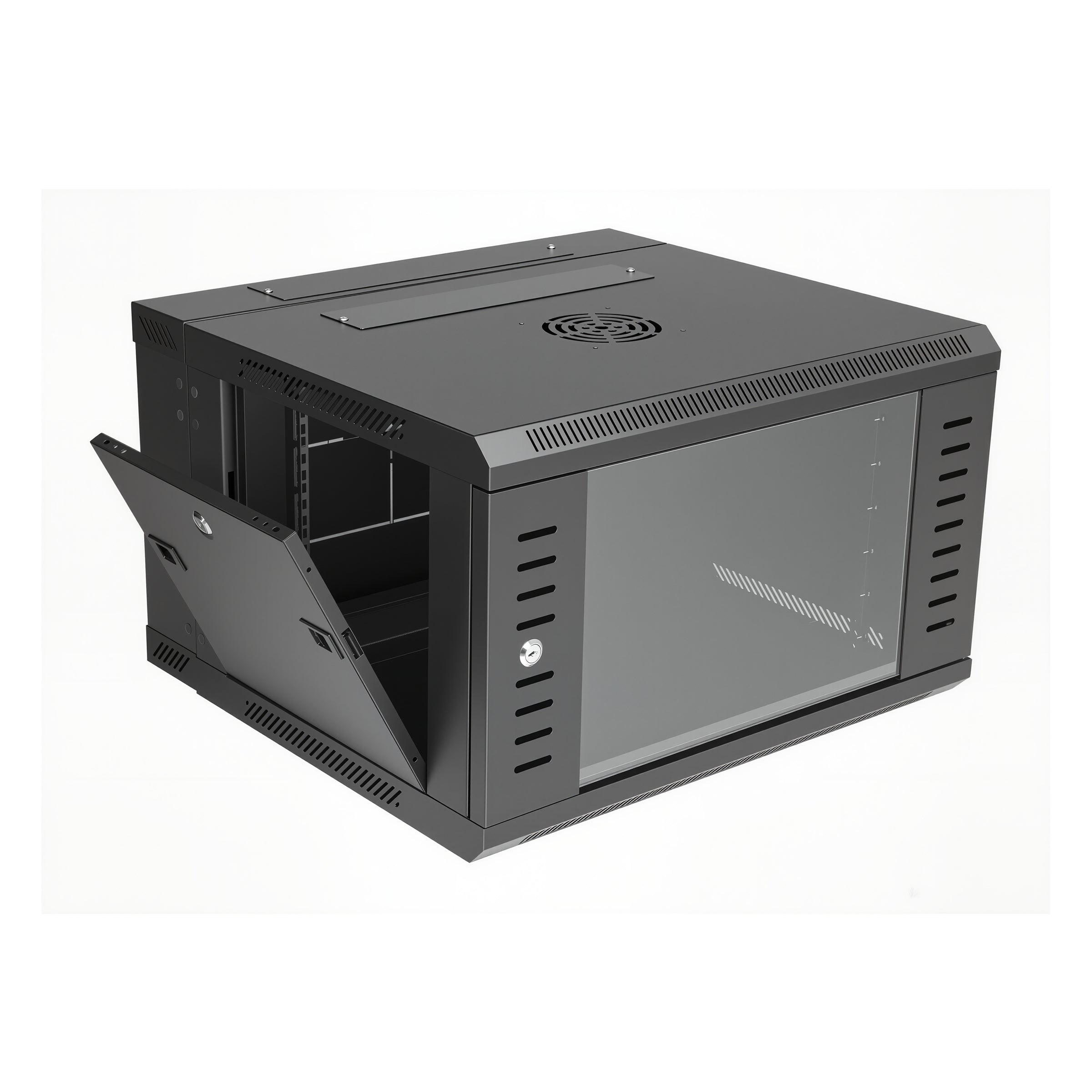 6RU Swing Wall Mount Rack Cabinet 550D 370H 600W