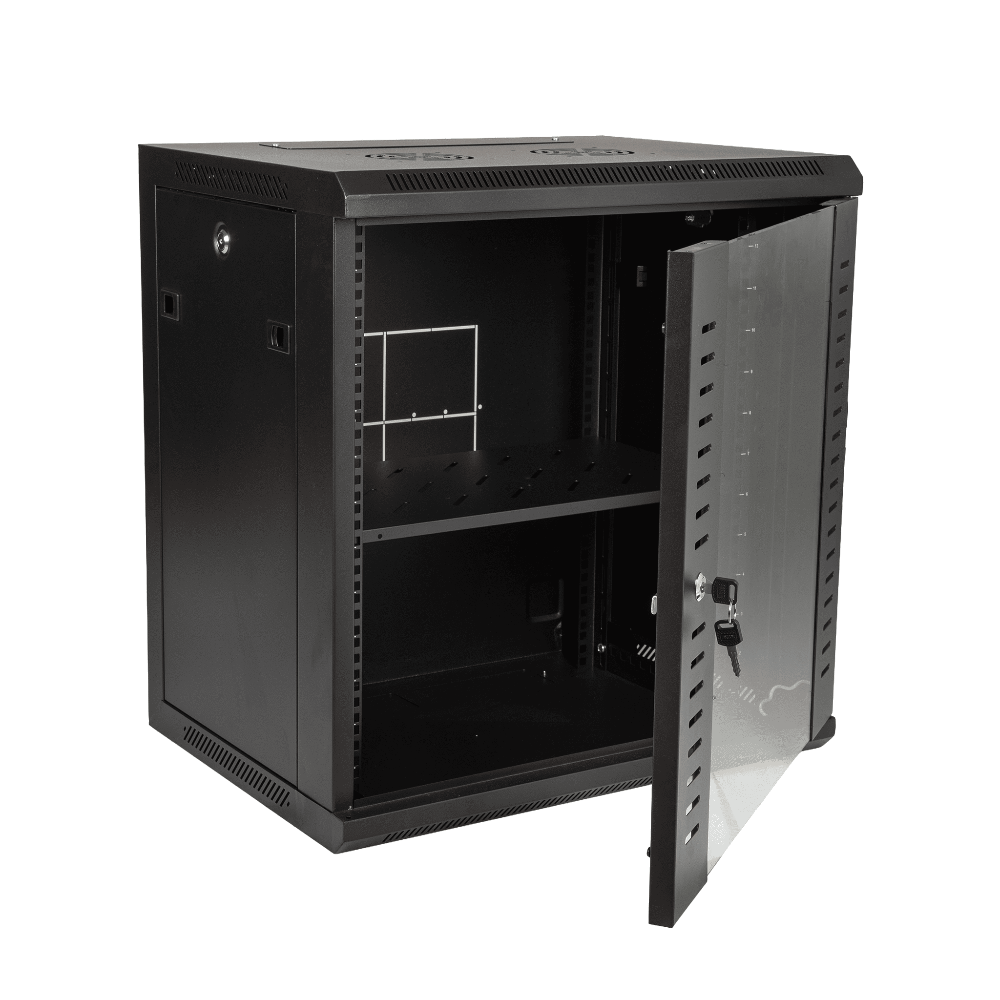 9RU Wall Mount Rack Cabinet 450D 500H 600W