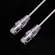 0.5M CAT6 Ultra Thin Patch Lead RJ45 White
