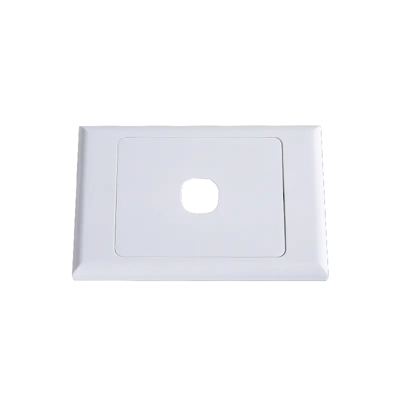 1 Gang Wall Plate for 1 Jack - BW Jacks Only