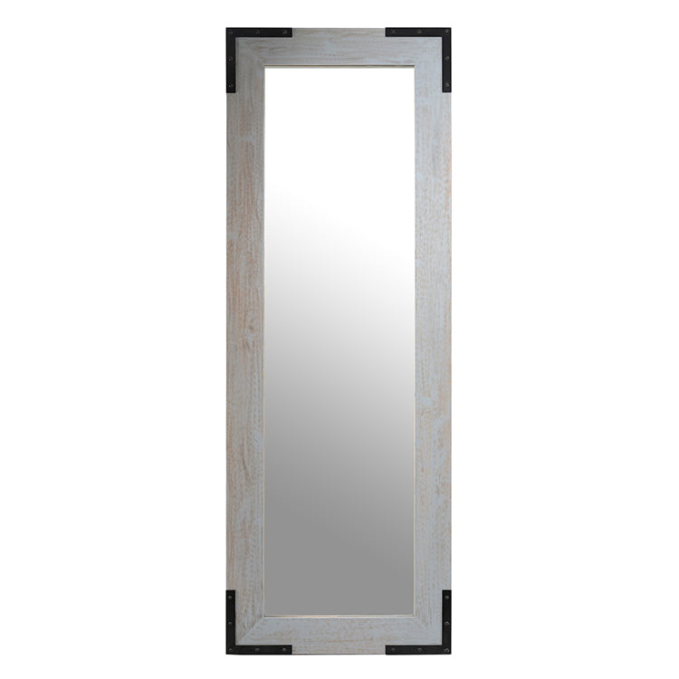 Spiegel Modern Full Height Mirror 173cm x 61cm Silver Grey Wall Mount Rectangular