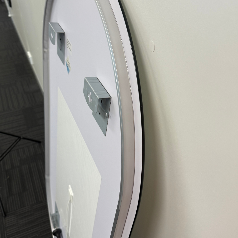 Oval LED Mirror 130cm x 70cm Frameless Backlit Defogger Dimmable