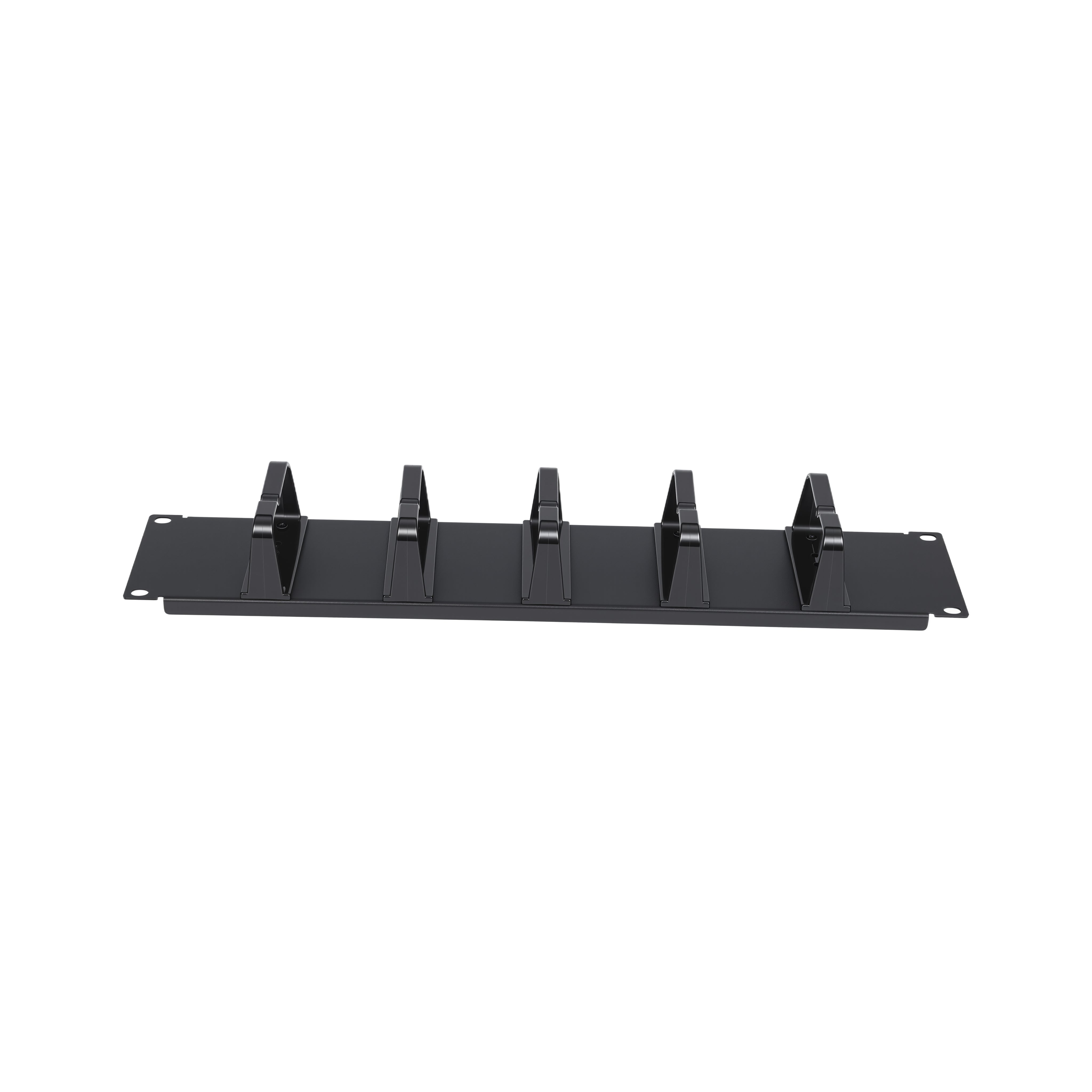 2RU Cable Management Panel Plastic Rings