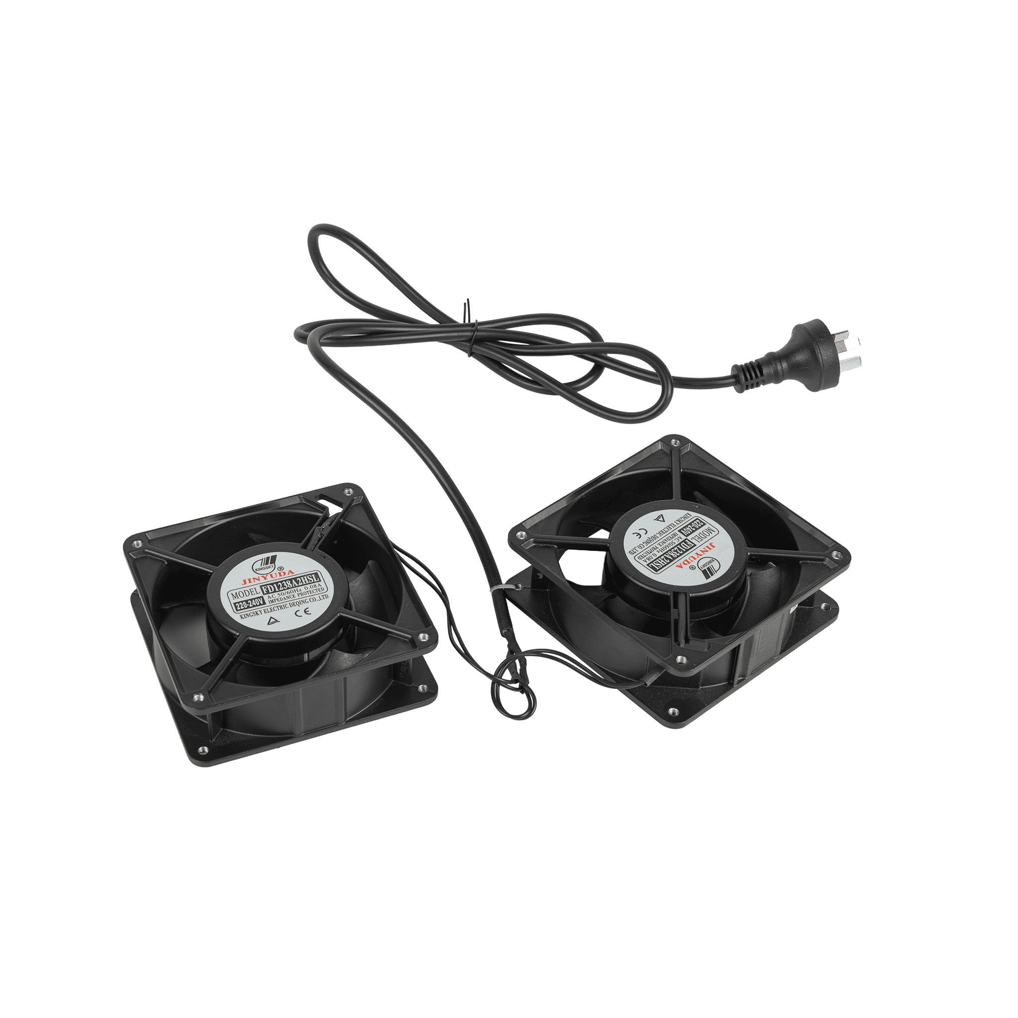 Dual Fan Cooling Kit for Wall Mount Cabinets 120W 120H - BW Only