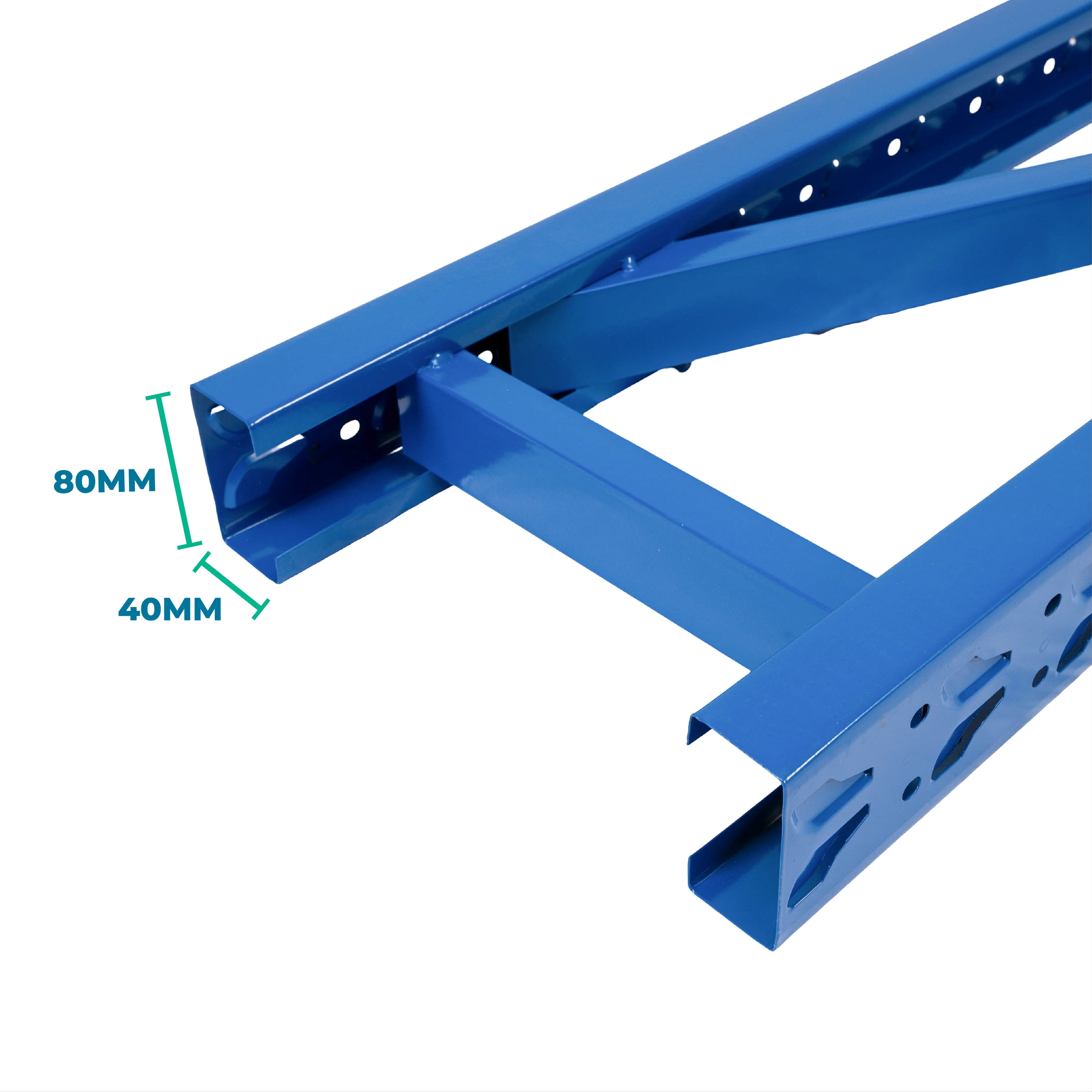 Upright Frame Post 2.7M x 0.6M Welded 40x80 Dual
