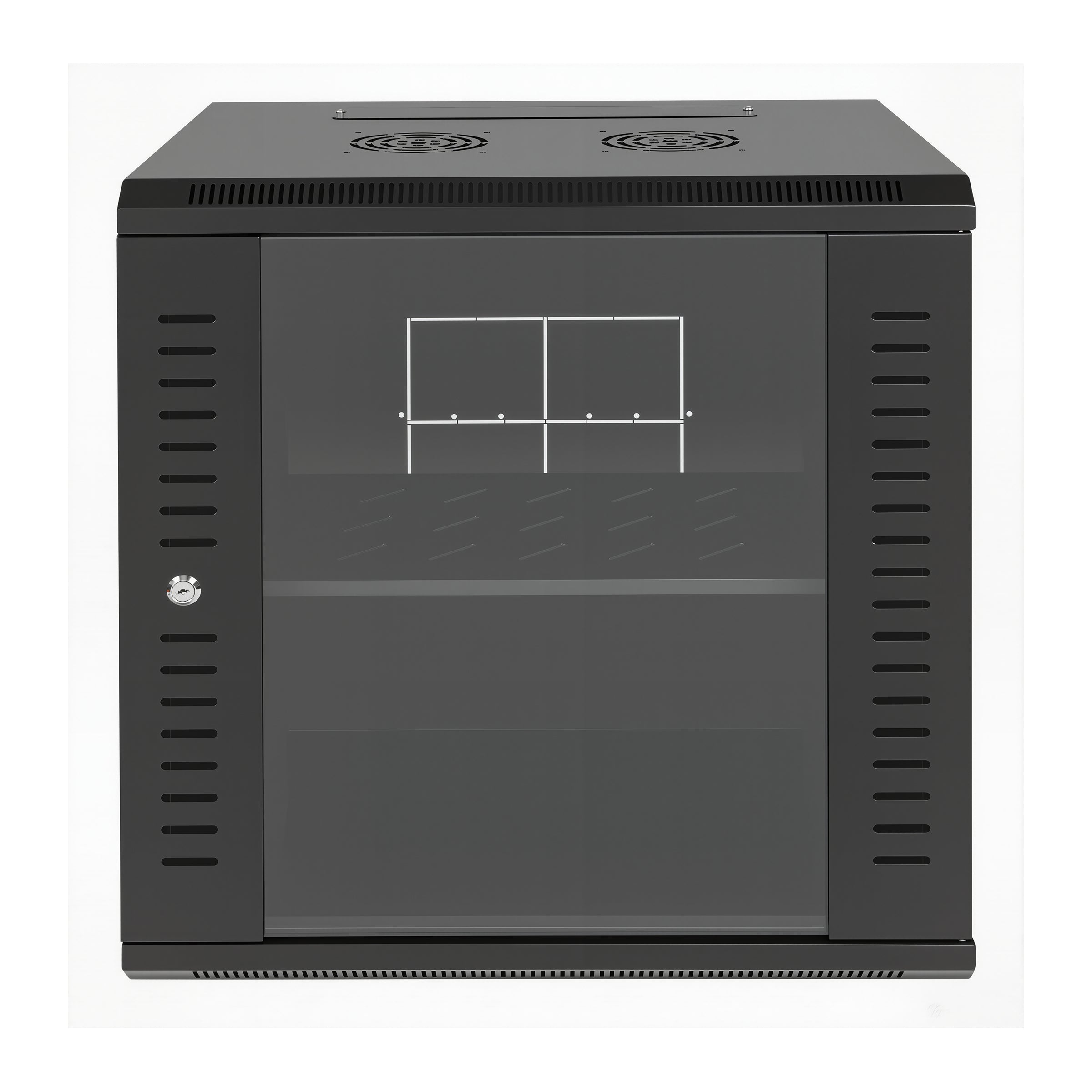 15RU Wall Mount Rack Cabinet 450D 770H 600W