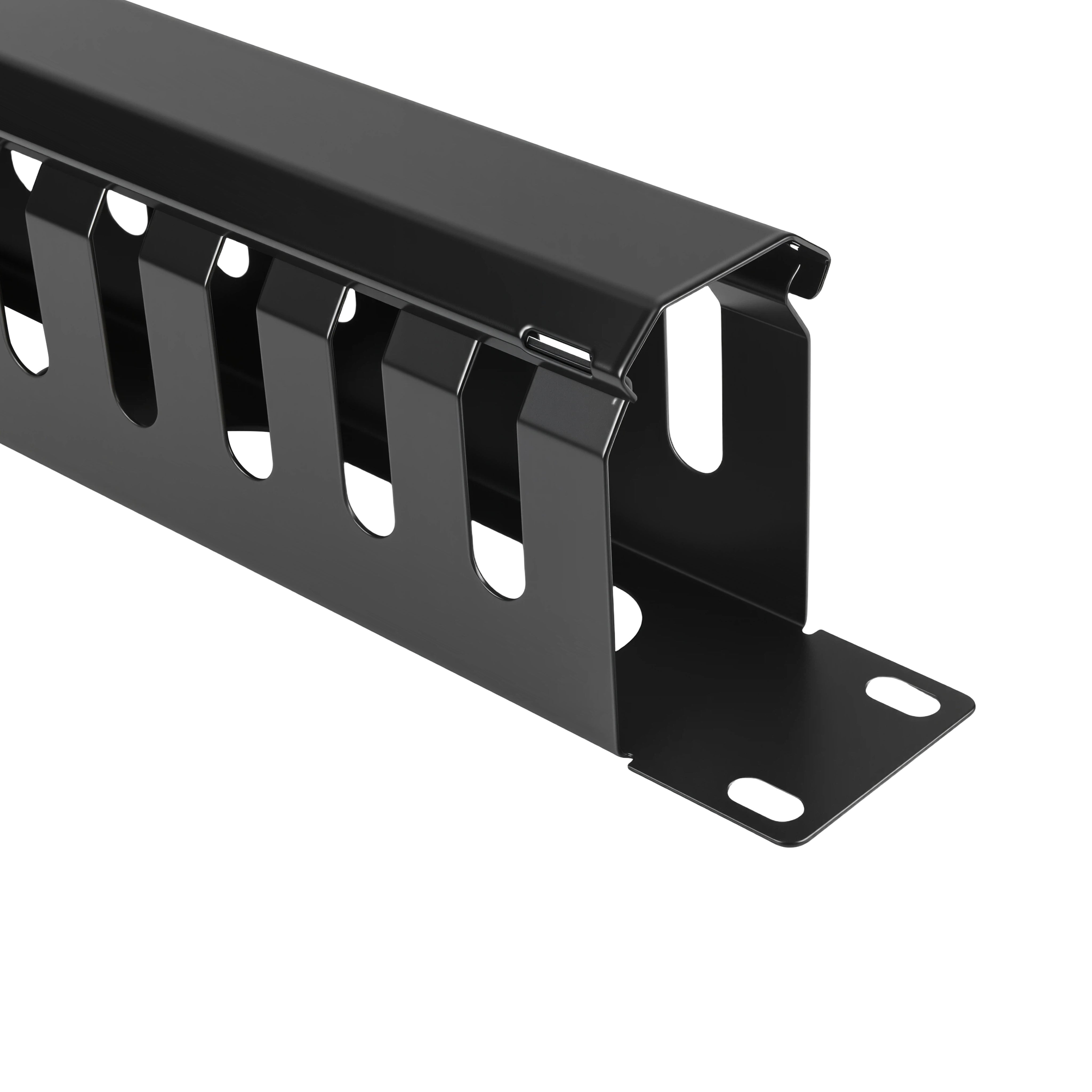 1RU Cable Management Panel Metal with Cover