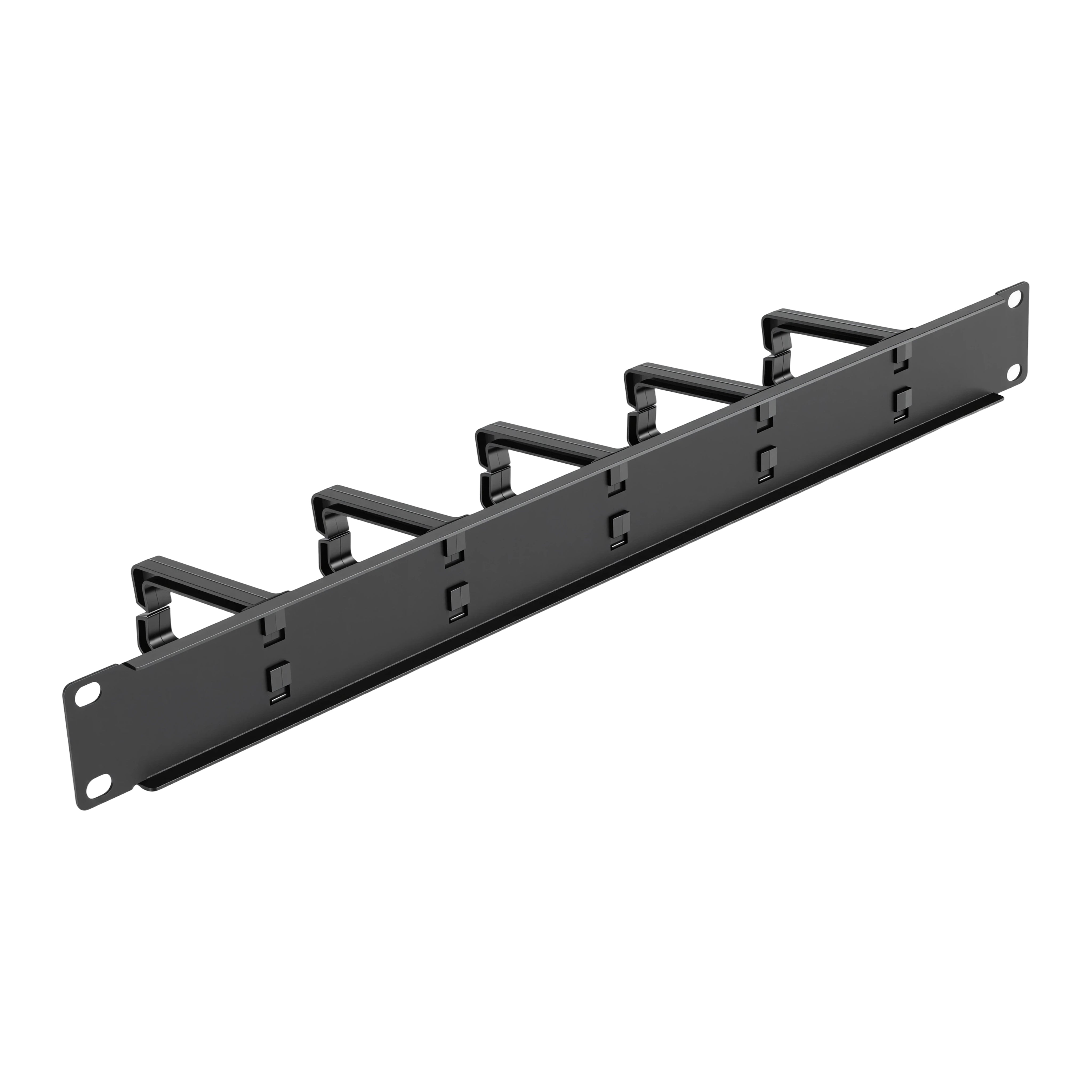 1RU Cable Management Panel Plastic Rings