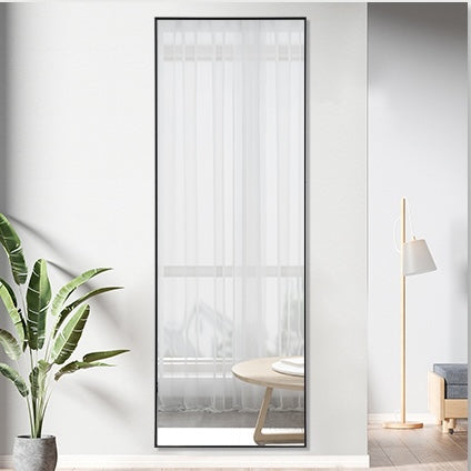 Rectangular Classic Mirror 40cm x 150cm Black Aluminium Alloy Frame Full Length - image 11 of 13