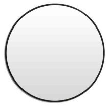 Rose Gold Framed Classic Round 60cm Decorative Wall Mirror for Living Rooms Bedrooms Bathrooms
