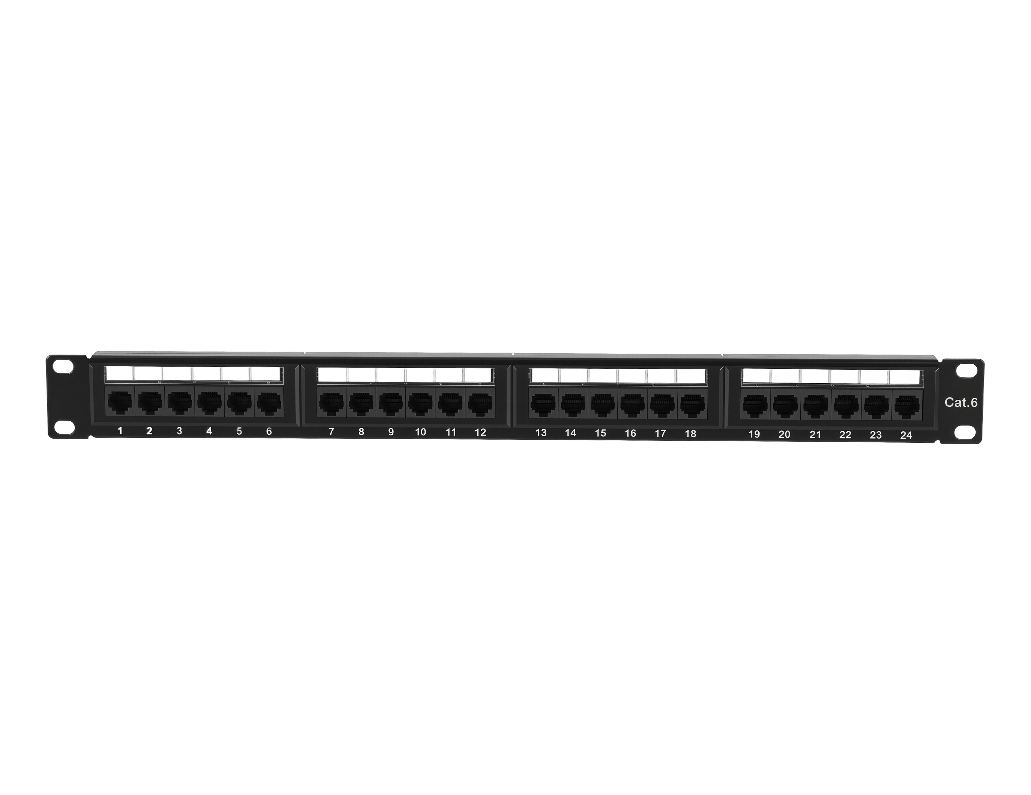CAT6 24 Port Patch Panel UTP 1RU 110 Type - image 6 of 11