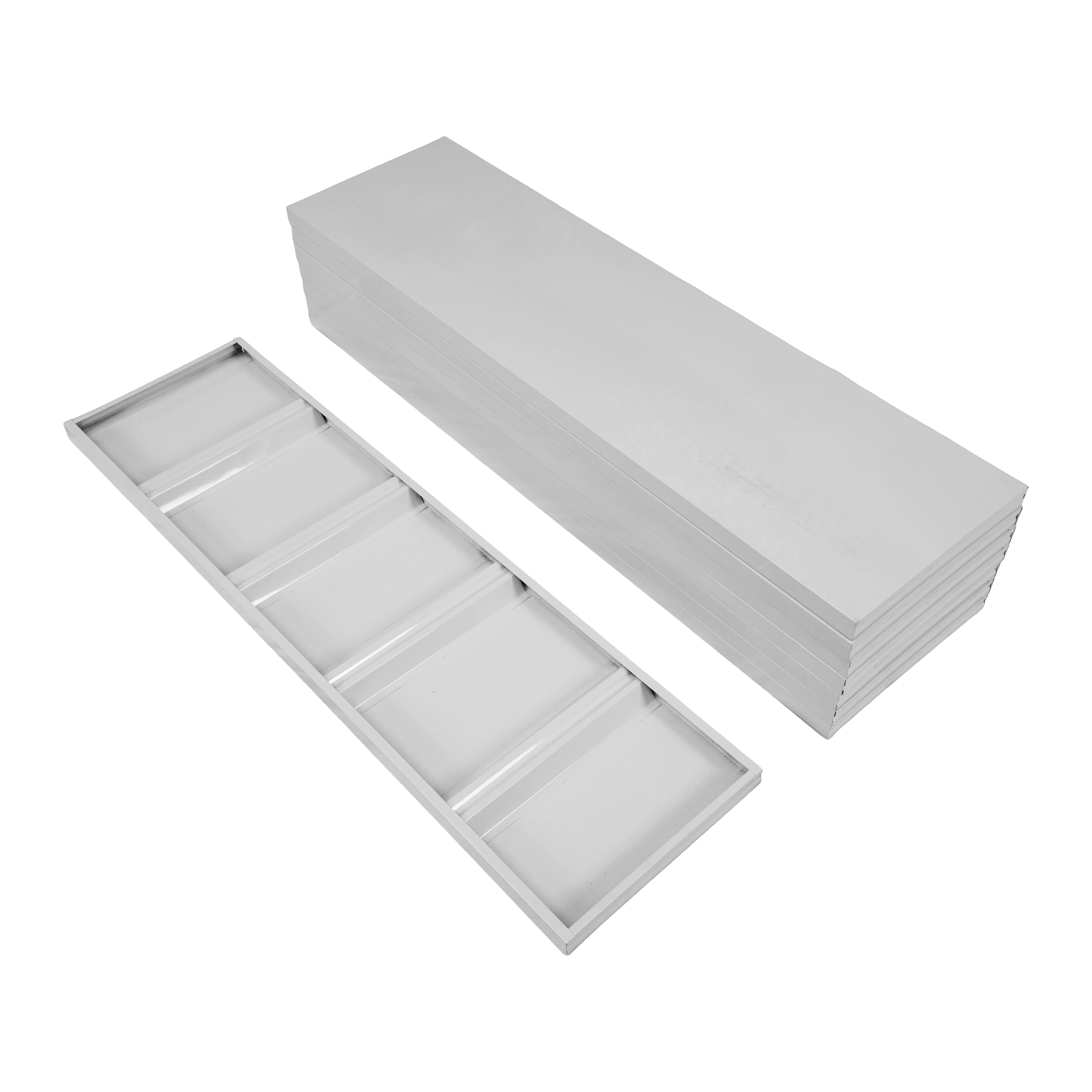 Metal Shelf Inserts 2.0M x 0.3M pack of 8 for 40x80 post