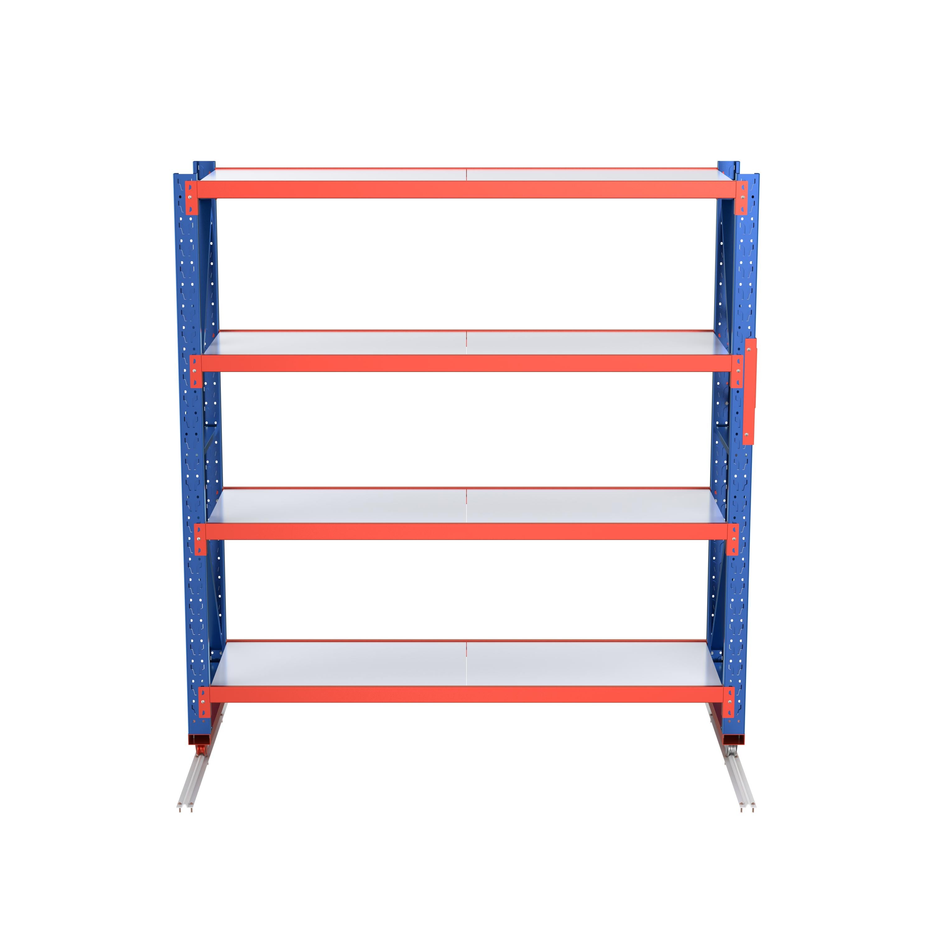 2.0m x 2.0m x 0.6m Heavy Duty Welded Steel Mobile storage Shelving