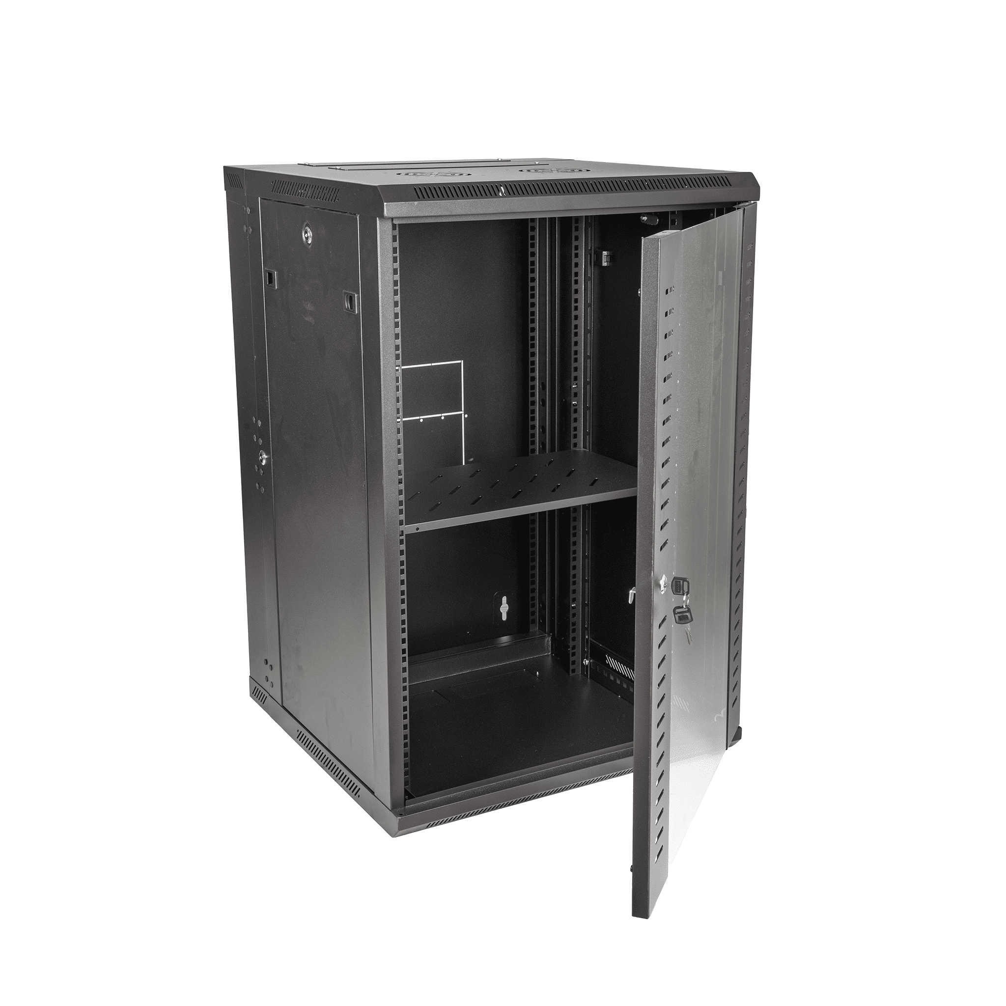 18RU Swing Wall Mount Rack Cabinet 550D 900H 600W