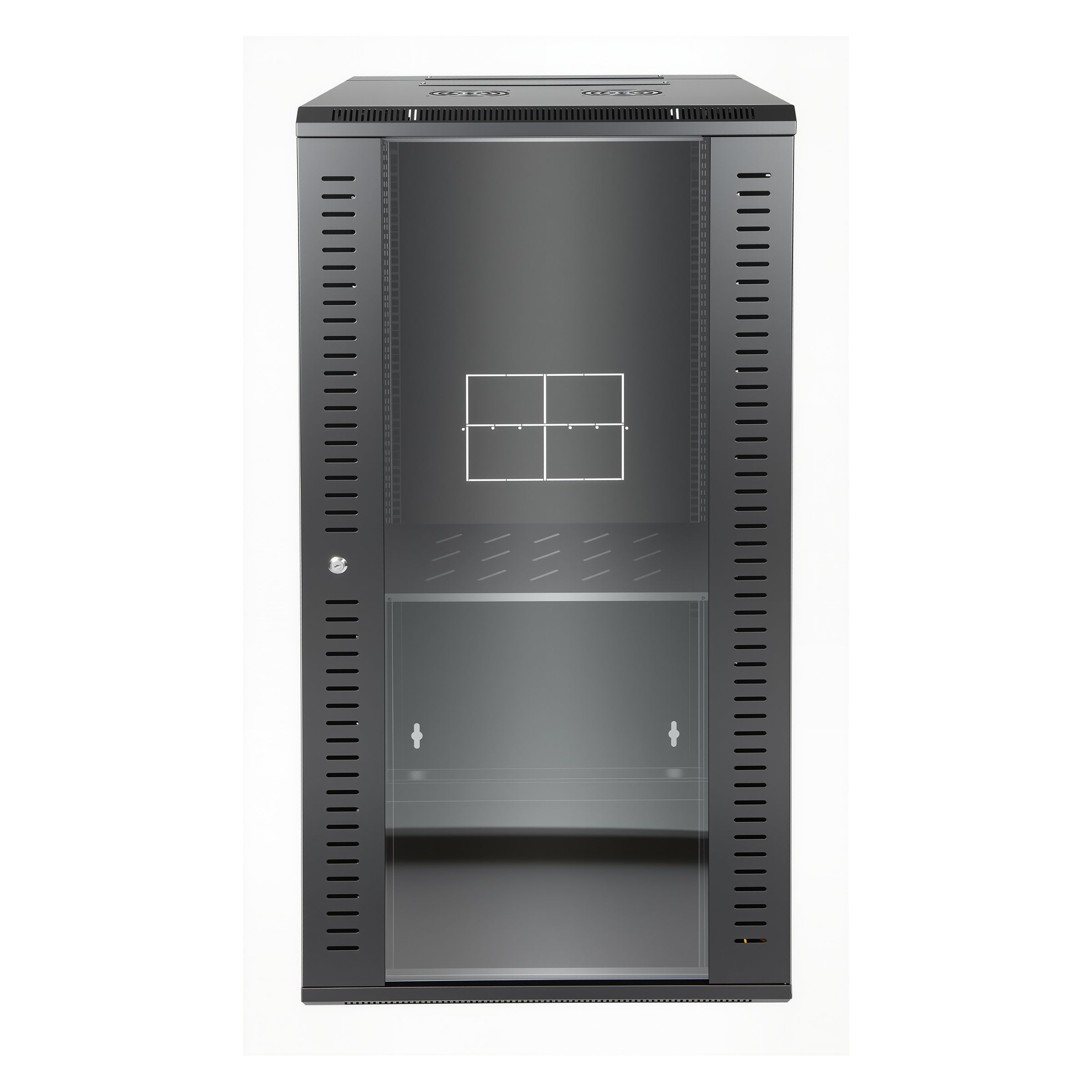 24RU Swing Wall Mount Rack Cabinet 600D 1170H 600W