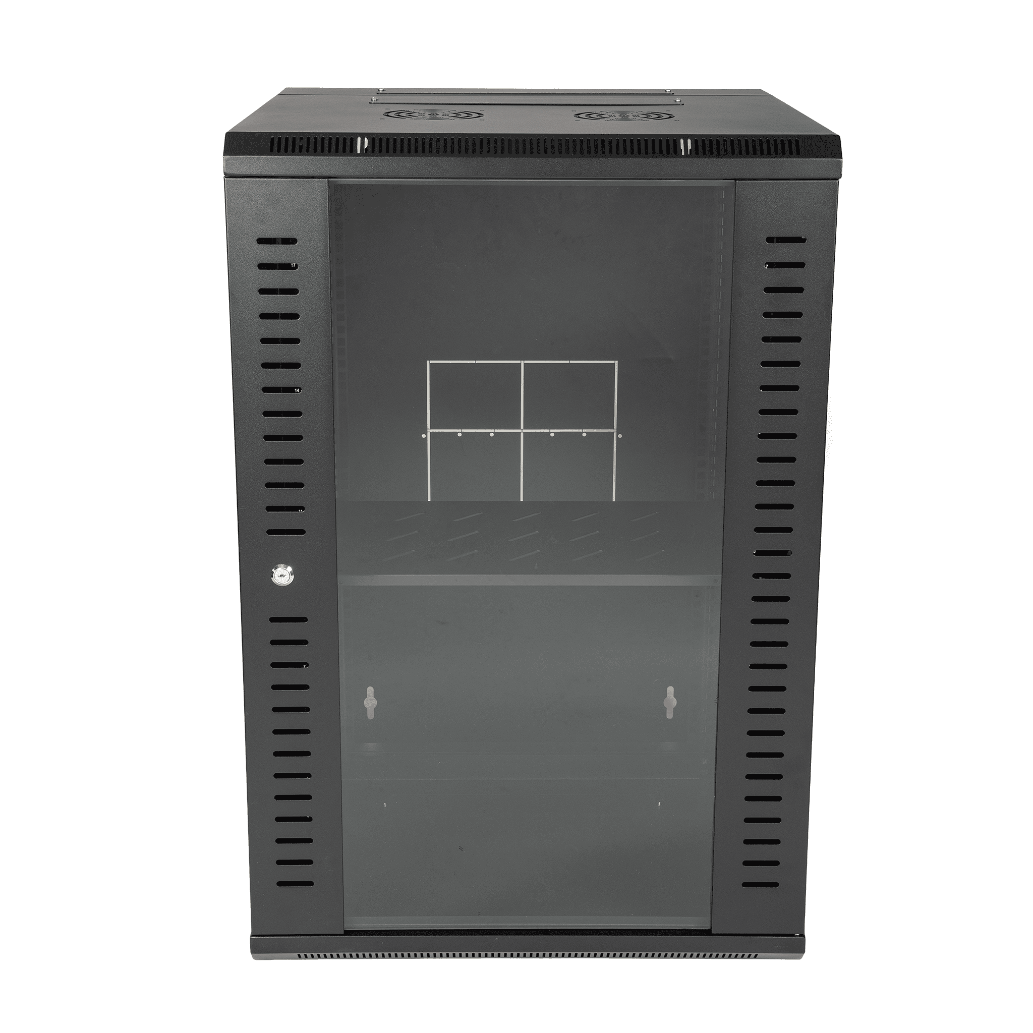 18RU Swing Wall Mount Rack Cabinet 550D 900H 600W