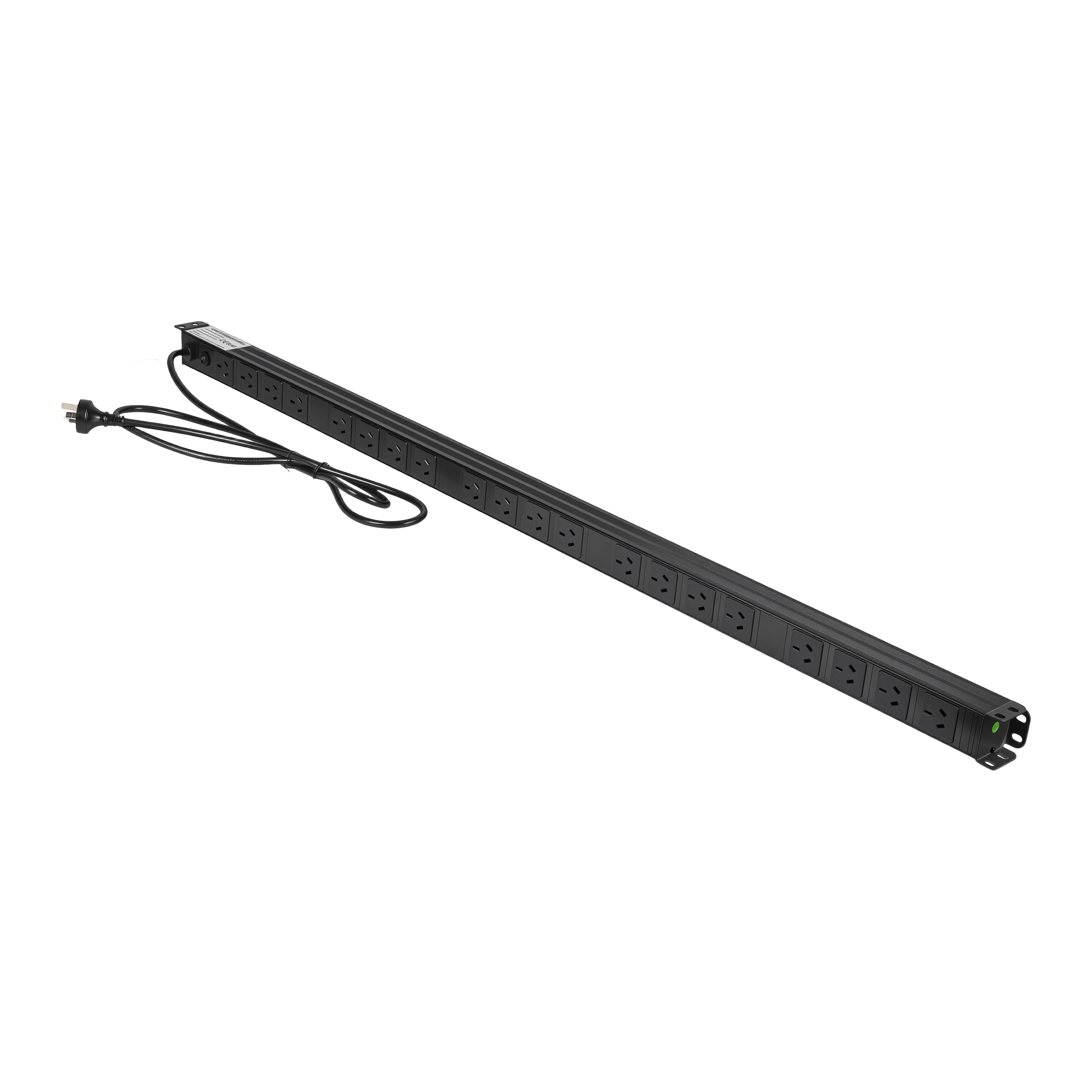 20 Way PDU Power Rail 10A Rack Vertical Mount