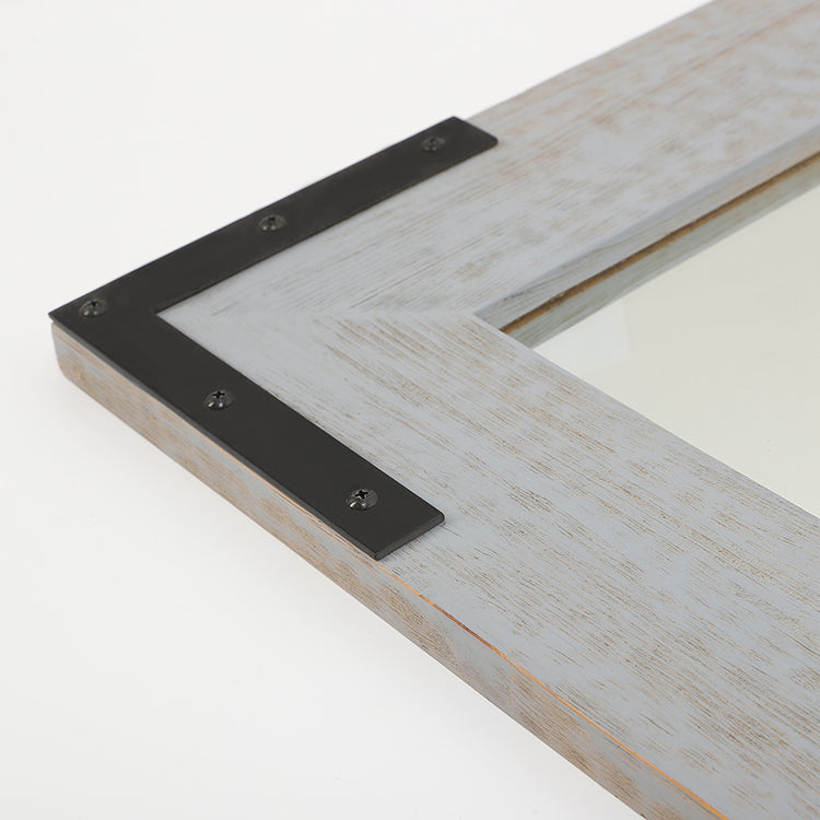 Spiegel Modern Full Height Mirror 173cm x 61cm Silver Grey Wall Mount Rectangular
