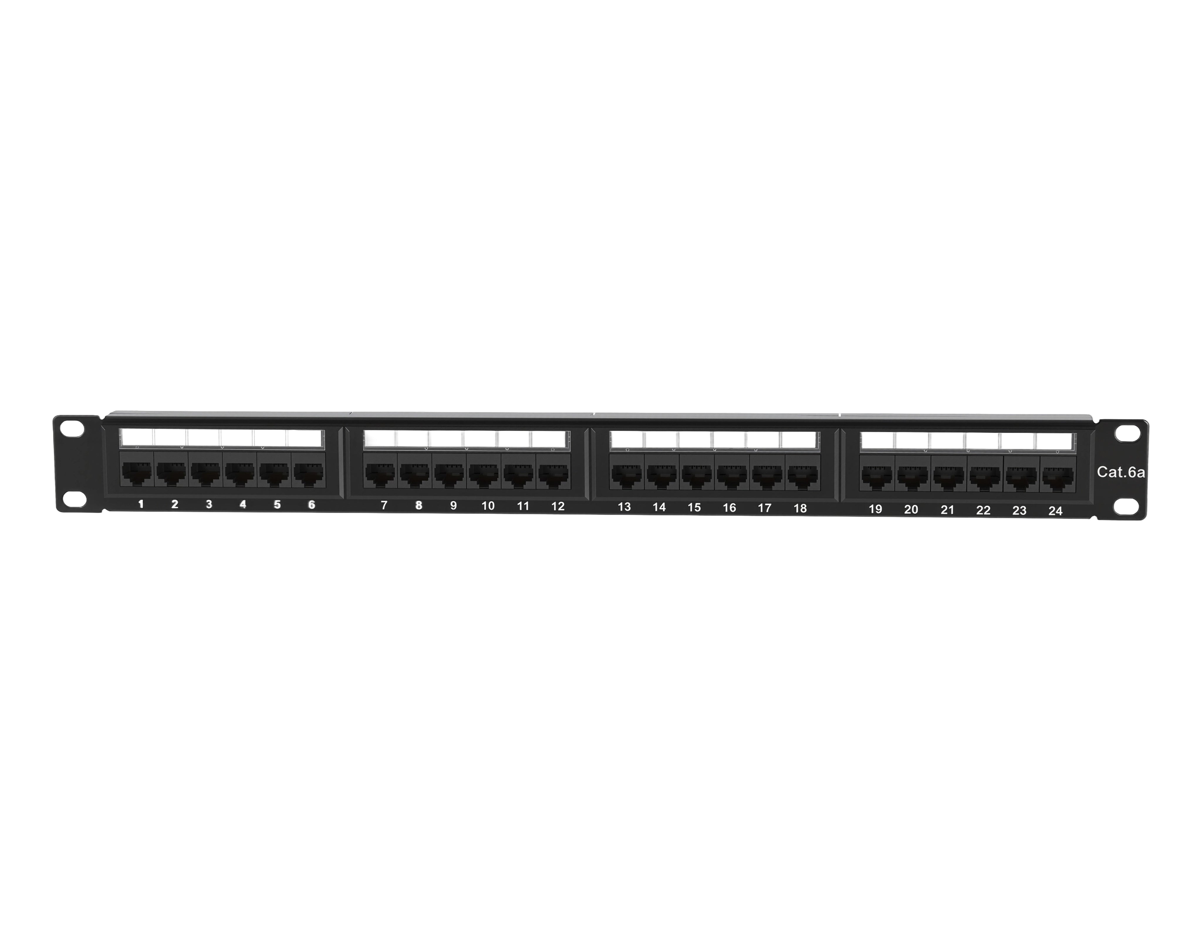 CAT6A 24 Port Patch Panel UTP 1RU 110 Type - image 7 of 12