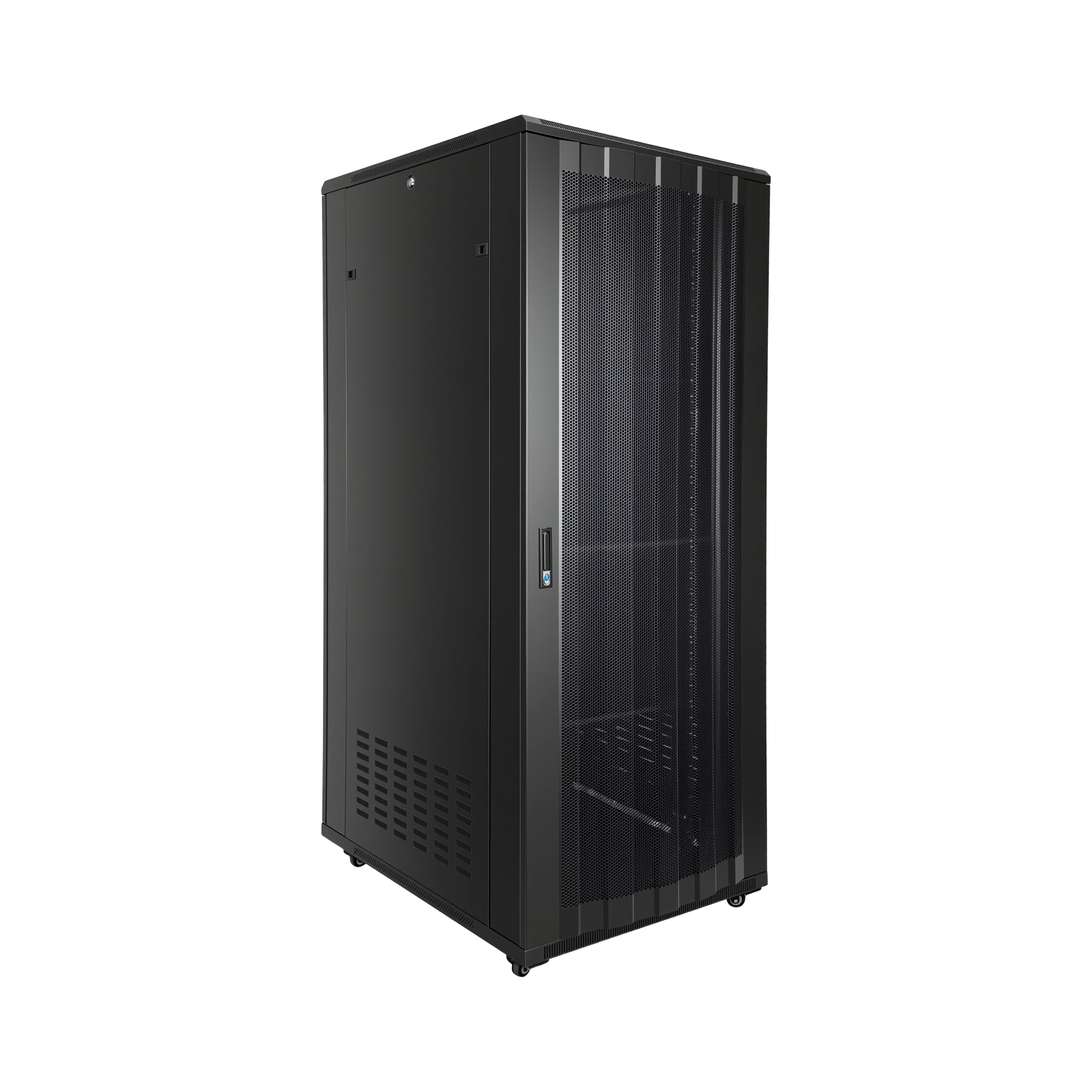 Curved 42RU Floor Standing Rack Cabinet 800W 1000D 990H