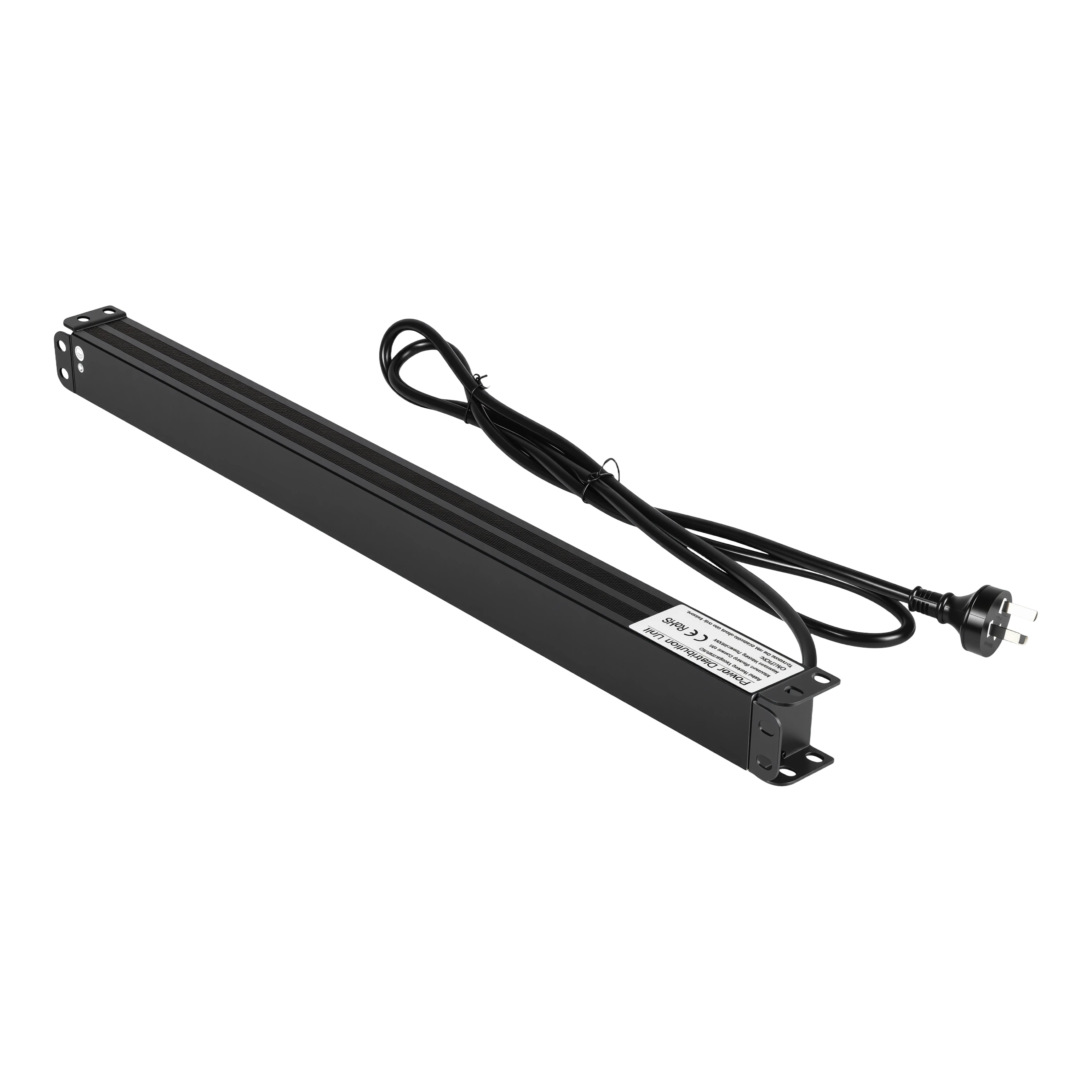 10 Way PDU Power Rail 10A Rack Vertical Mount