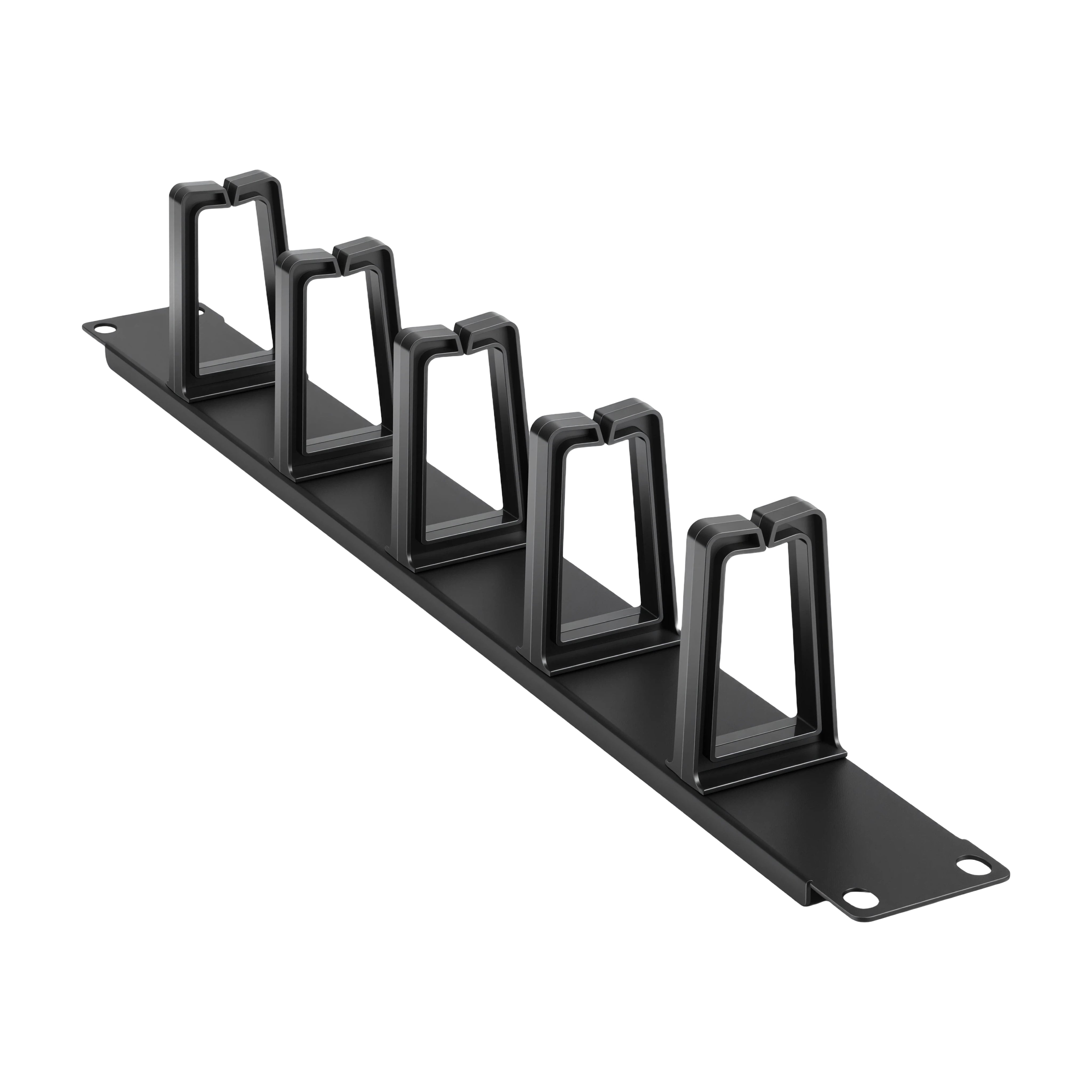 1RU Cable Management Panel Plastic Rings