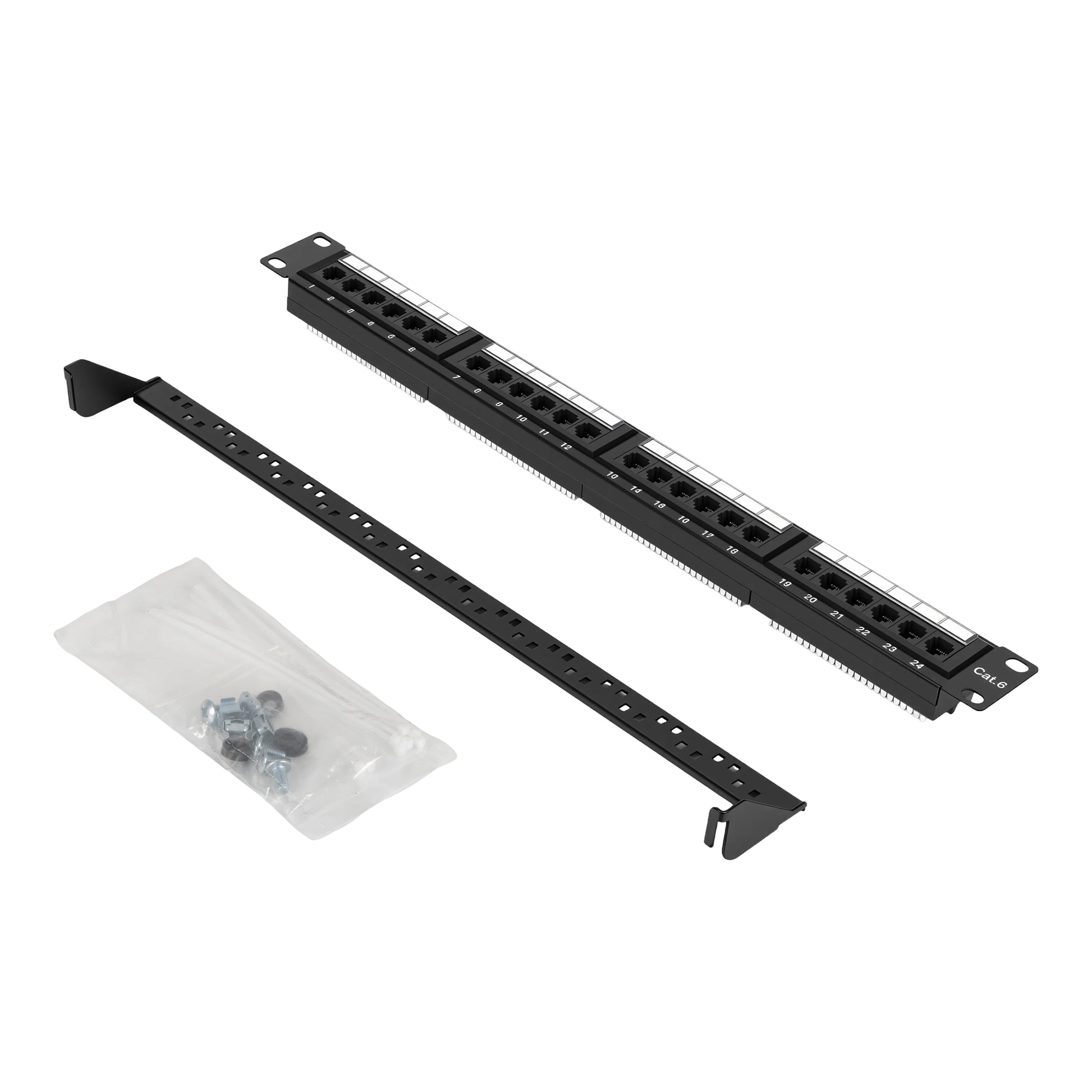 CAT6 24 Port Patch Panel UTP 1RU 110 Type - image 7 of 11
