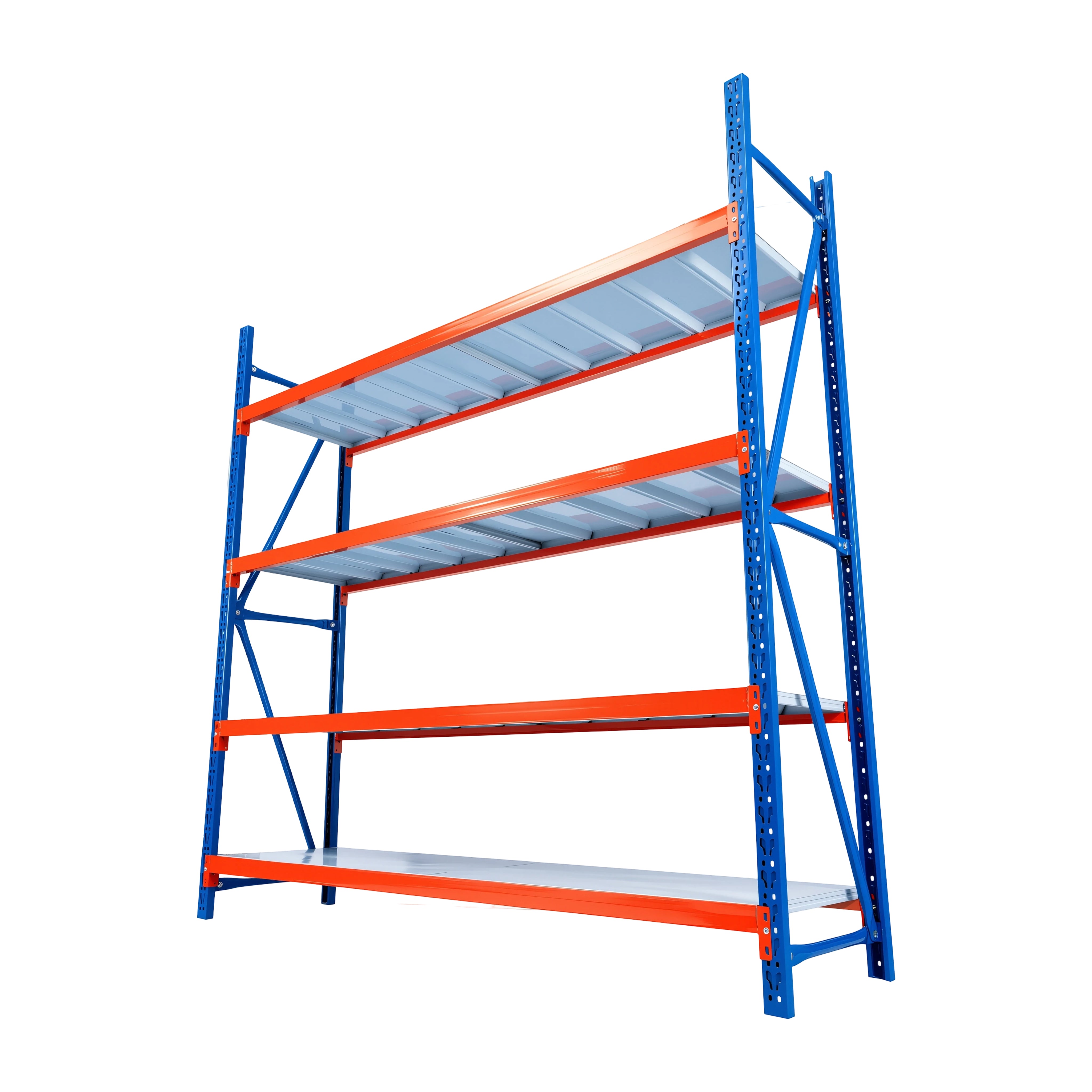 2.0m x 2.0m x 0.5m Basic Bolted Steel Shelving
