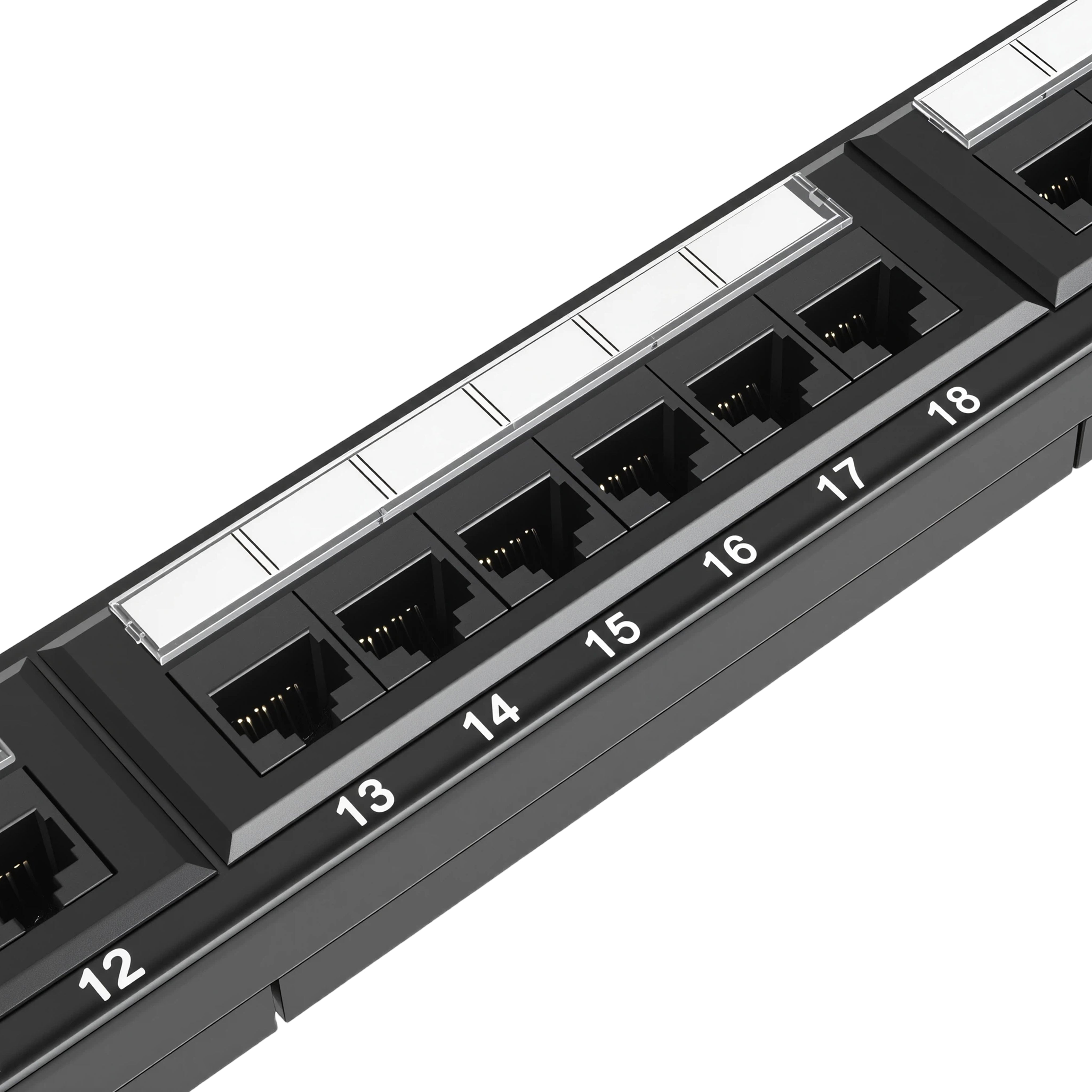 CAT6A 24 Port Patch Panel UTP 1RU 110 Type - image 9 of 12