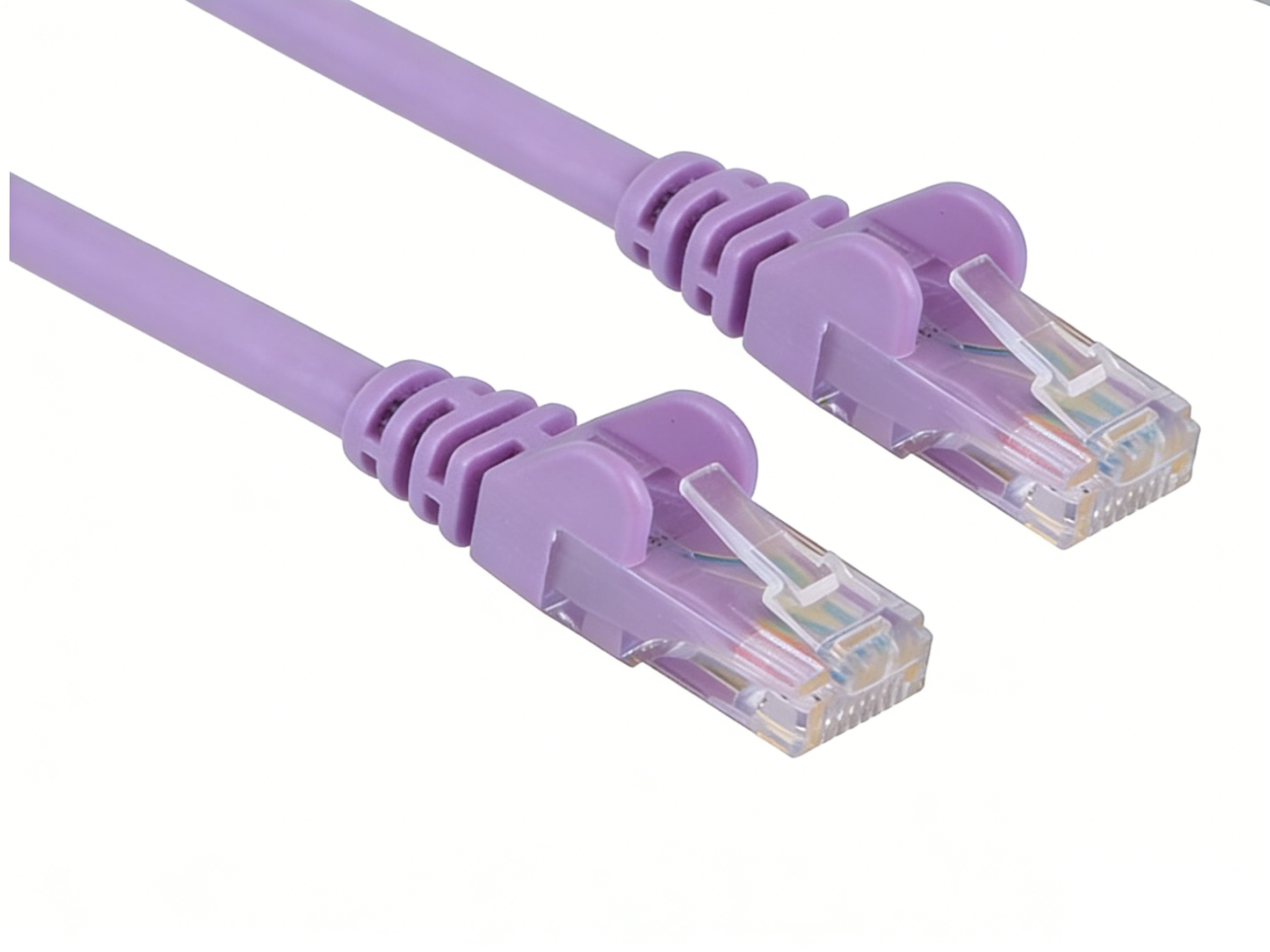 0.5M CAT6 Patch Lead RJ45 Purple