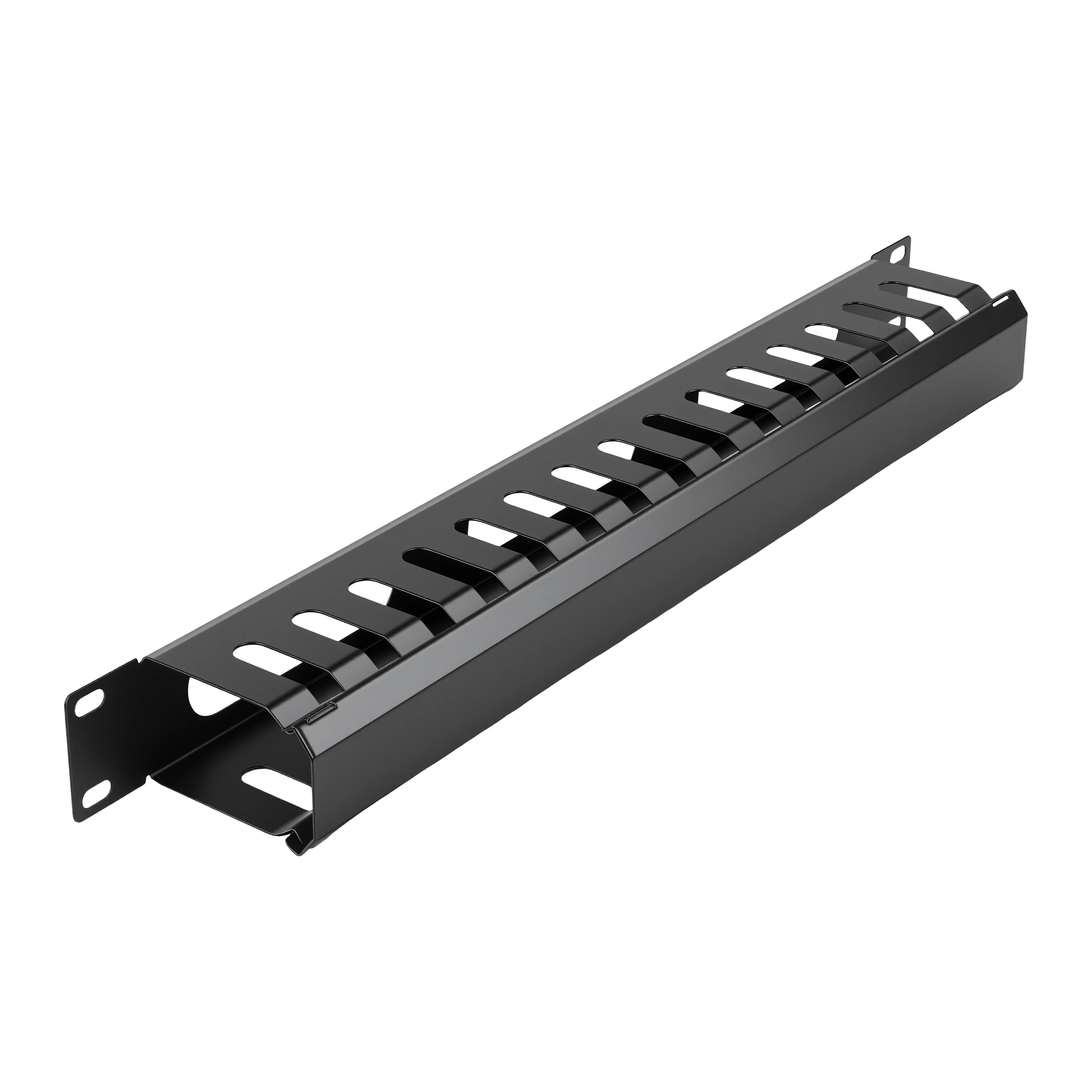 1RU Cable Management Panel Metal with Cover