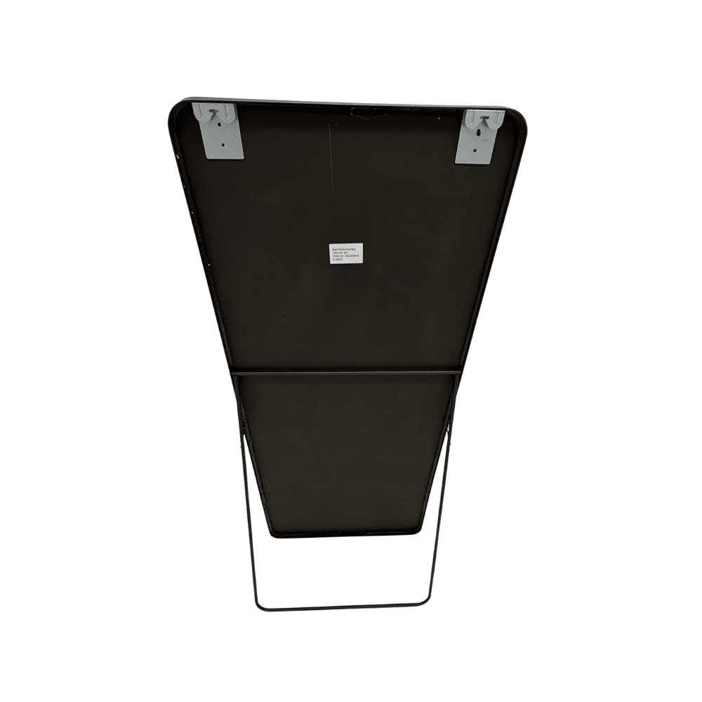 Full Length Freestanding Mirror 70cm x 170cm Black Rounded Edge Dressing Mirror