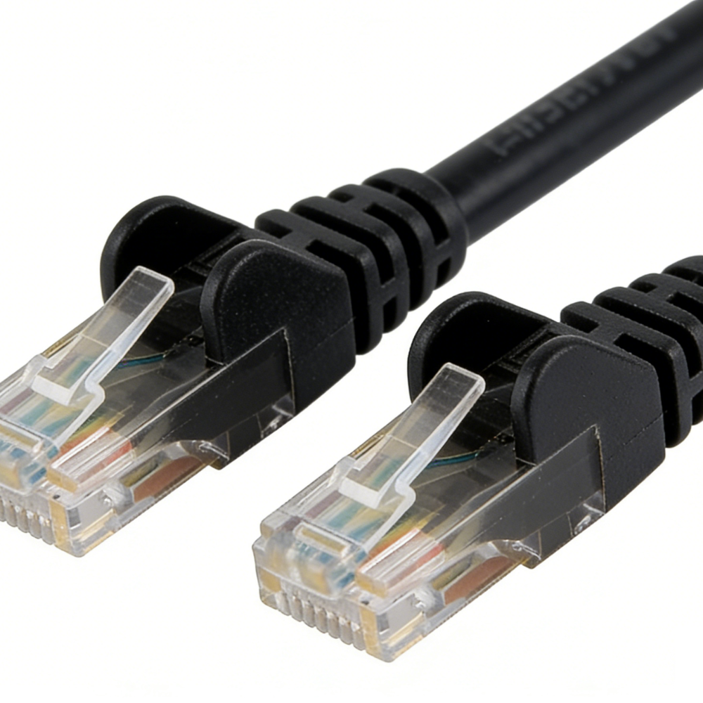 0.3M CAT6 Patch Lead RJ45 Black