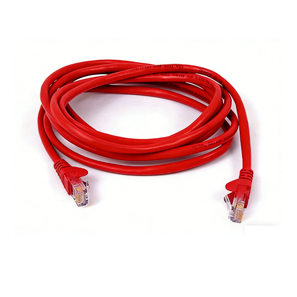 1.0M CAT6 Patch Lead RJ45 Red